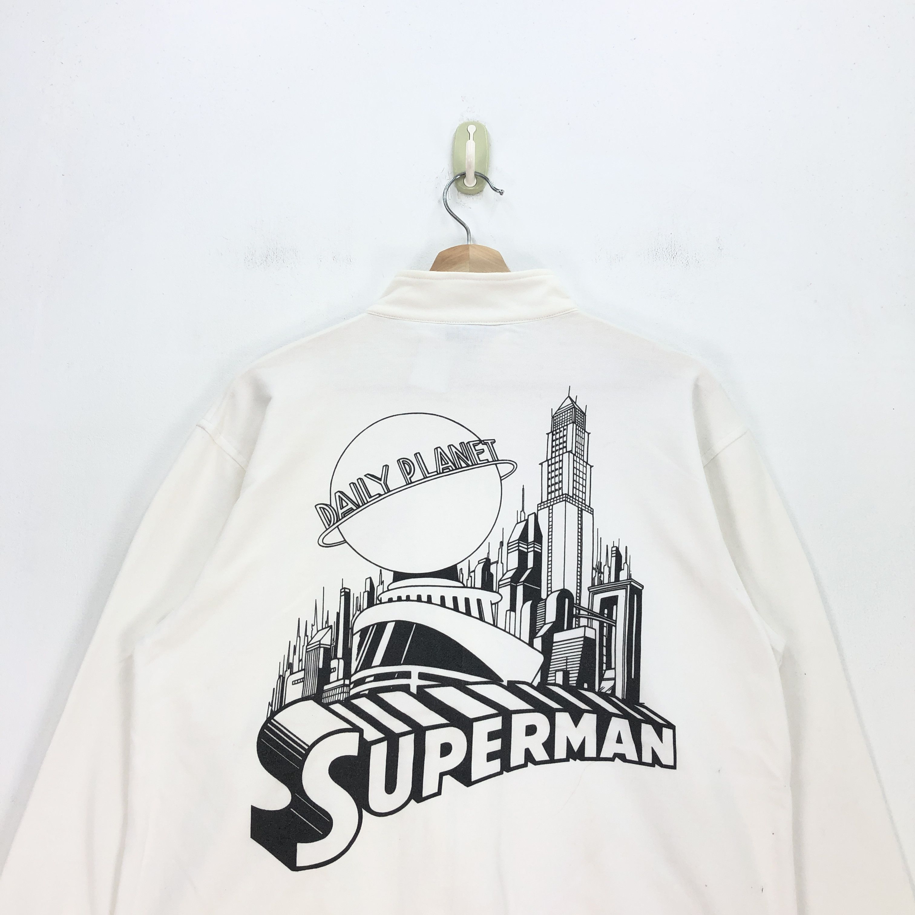 Cartoon Network Vintage Superman Zipper Sweater Cartoon Anime Sweatshirt Size US M / EU 48-50 / 2 - 5 Thumbnail