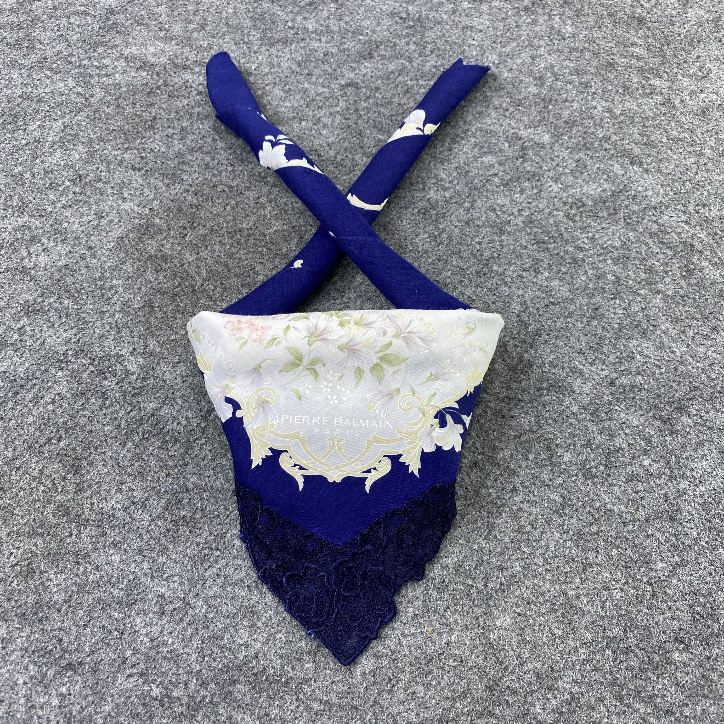 Pierre Balmain × Vintage Pierre Balmain Handkerchief / Bandana / Neckerchief-B1528 Size ONE SIZE - 2 Thumbnail