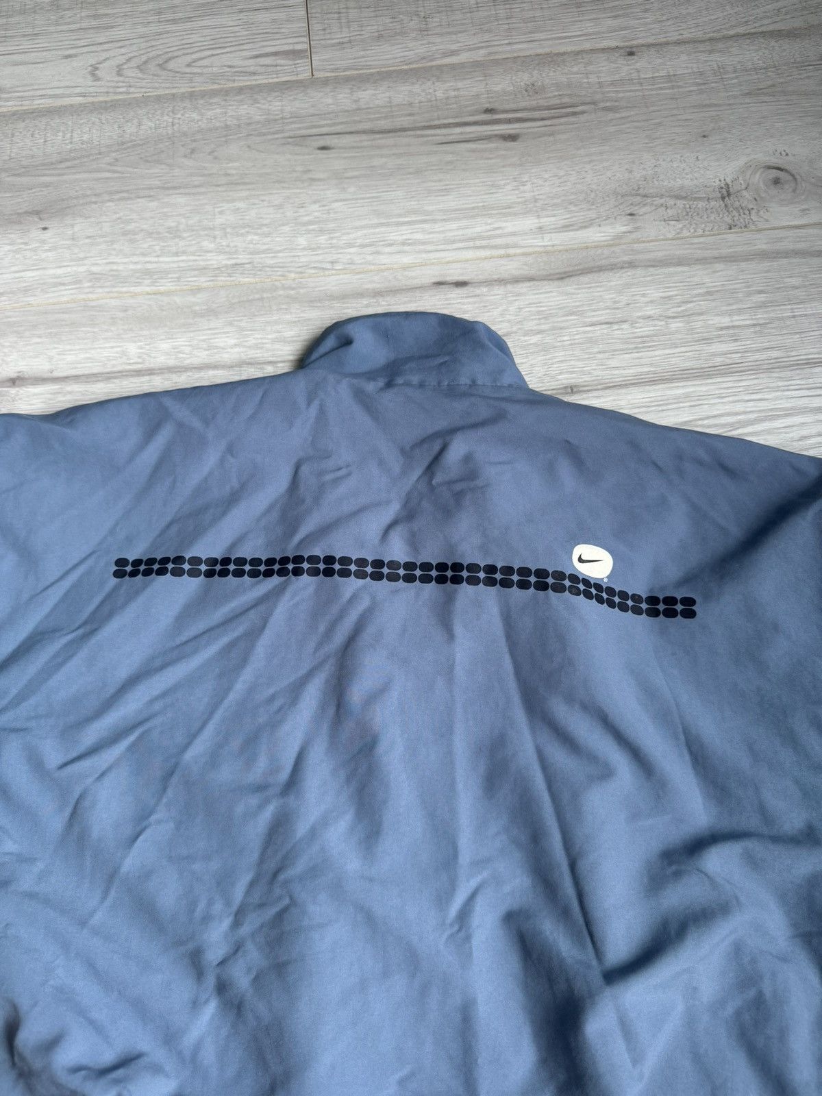 Nike × Vintage Vintage Nike Nylon Track Jacket 90’s Logo Swoosh Size US L / EU 52-54 / 3 - 2 Thumbnail