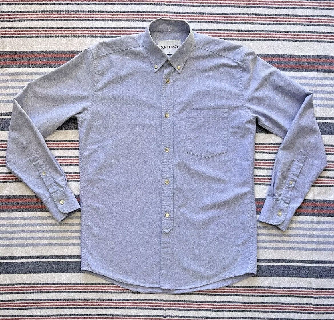Our Legacy OUR LEGACY Oxford Men’s Button Down Shirt Size US S / EU 44-46 / 1 - 1 Thumbnail