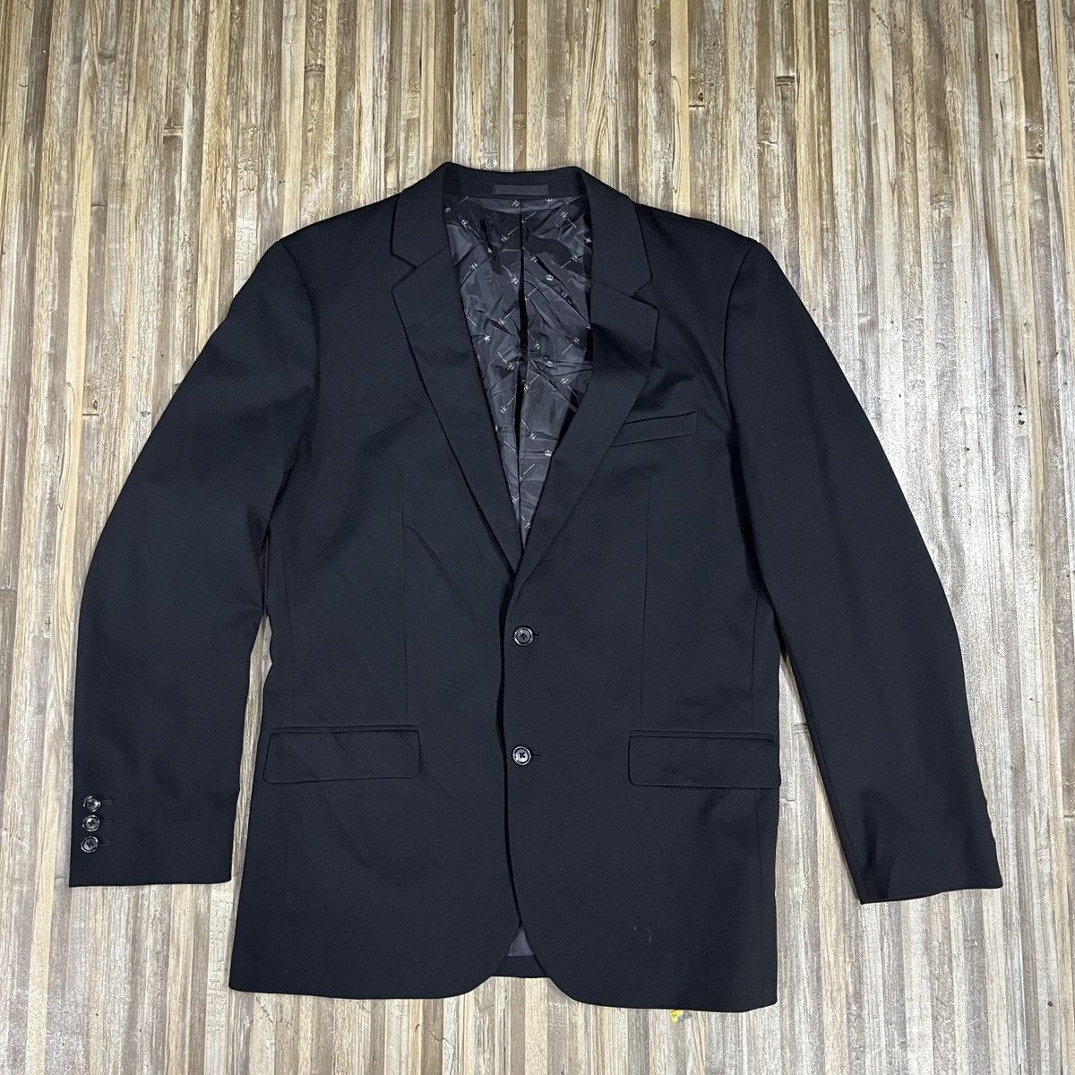 Japanese Brand × Takeo Kikuchi × Vintage Takeo Kikuchi Slim Blazer Size 38R - 2 Thumbnail