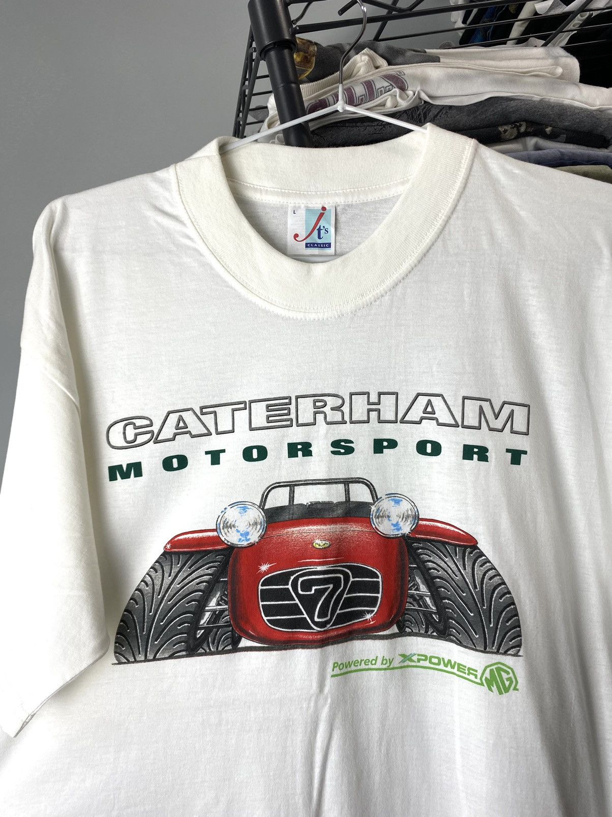 Vintage Rare! Vintage 90’s Caterham MG X Power Lotus Racing T Shirt Size US L / EU 52-54 / 3 - 3 Thumbnail