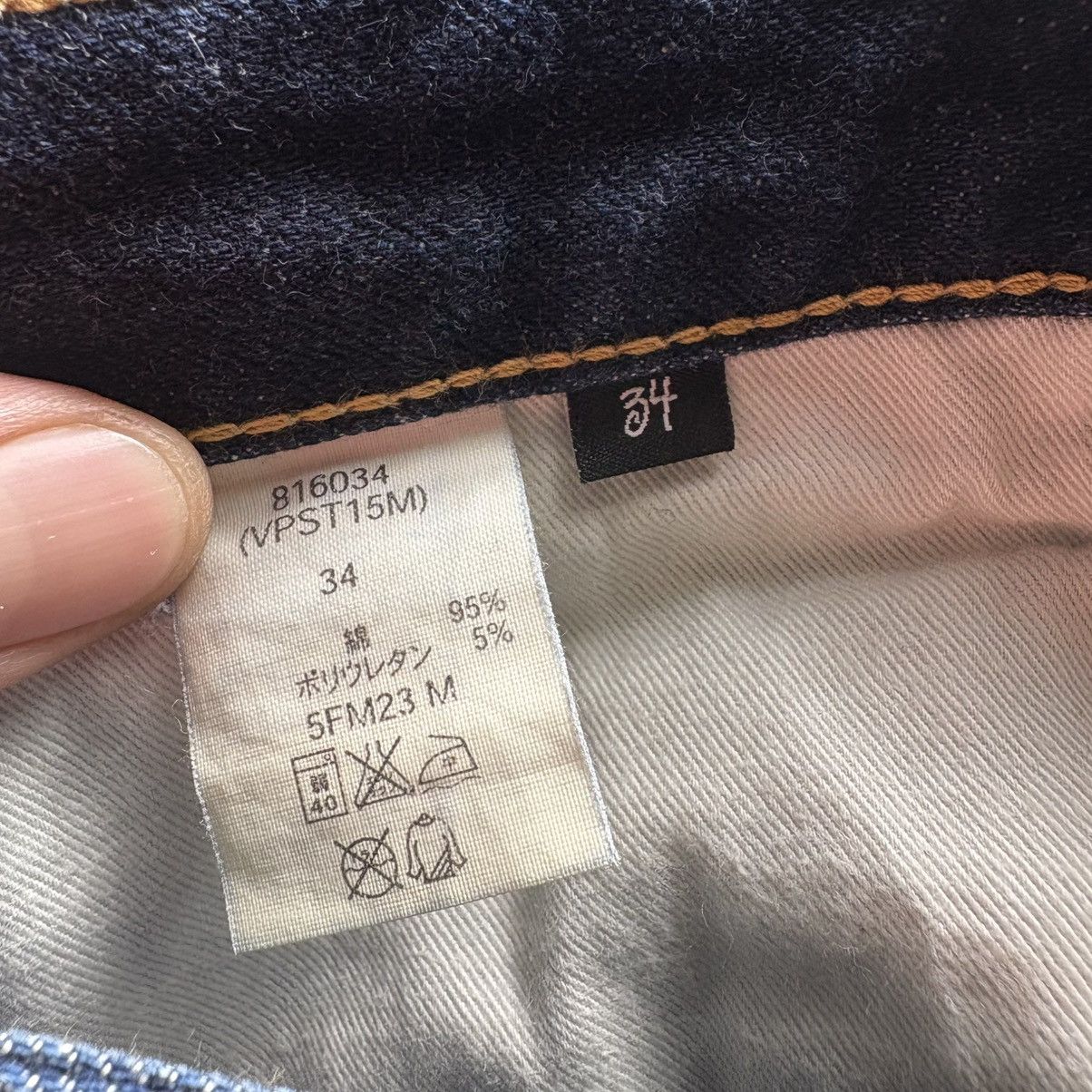 Stussy × Vintage Vintage Stussy Logo Denim Jeans Pants Size US 34 / EU 50 - 9 Thumbnail