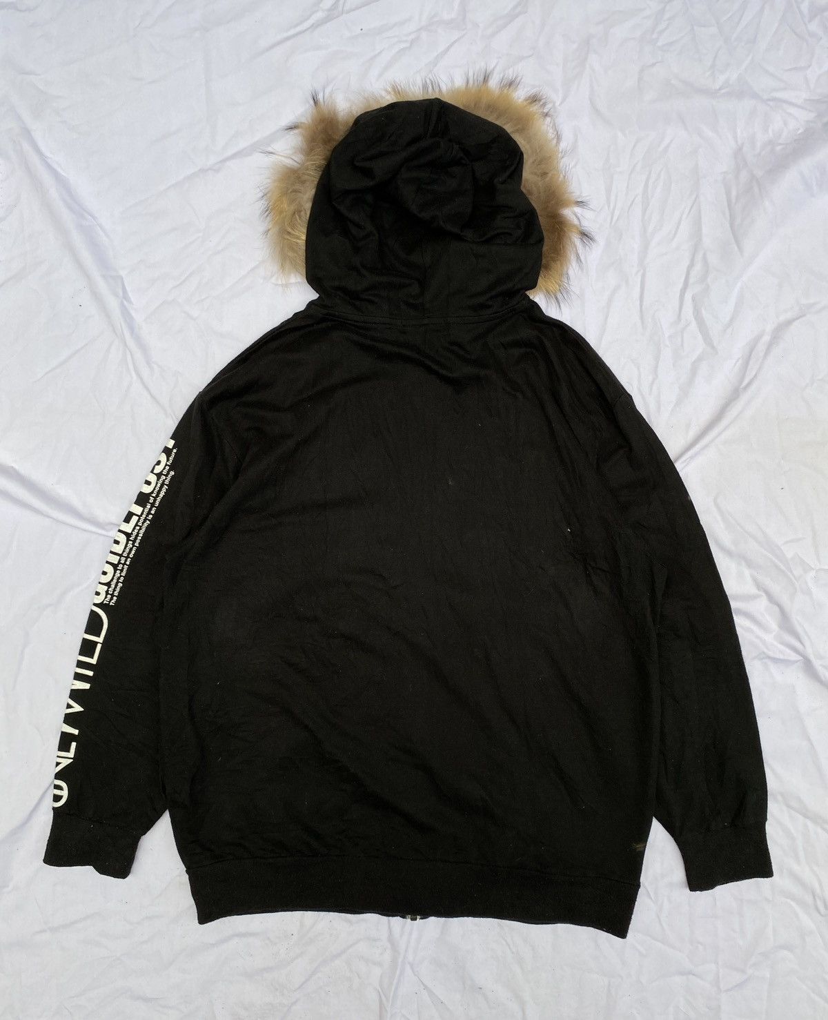 If Six Was Nine × Japanese Brand × Le Grande Bleu (L.G.B.) Japanese Shaqi Cross CH Logo Fur hoodie Zipper Size US XL / EU 56 / 4 - 6 Thumbnail