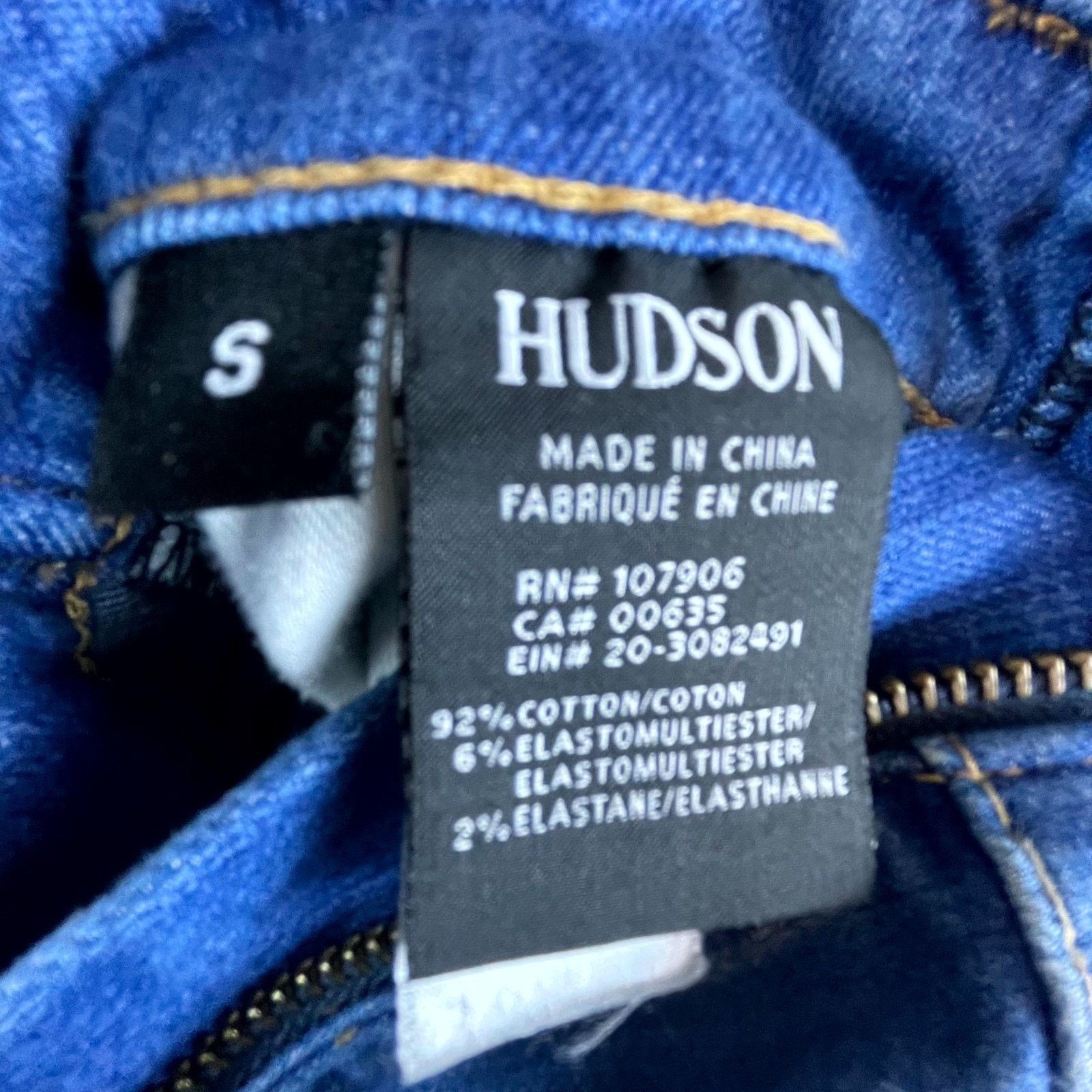 Hudson Hudson Coverall Jumpsuit Small Denim Holly Flare Flight Suit Size 27" / US 4 / IT 40 - 7 Thumbnail