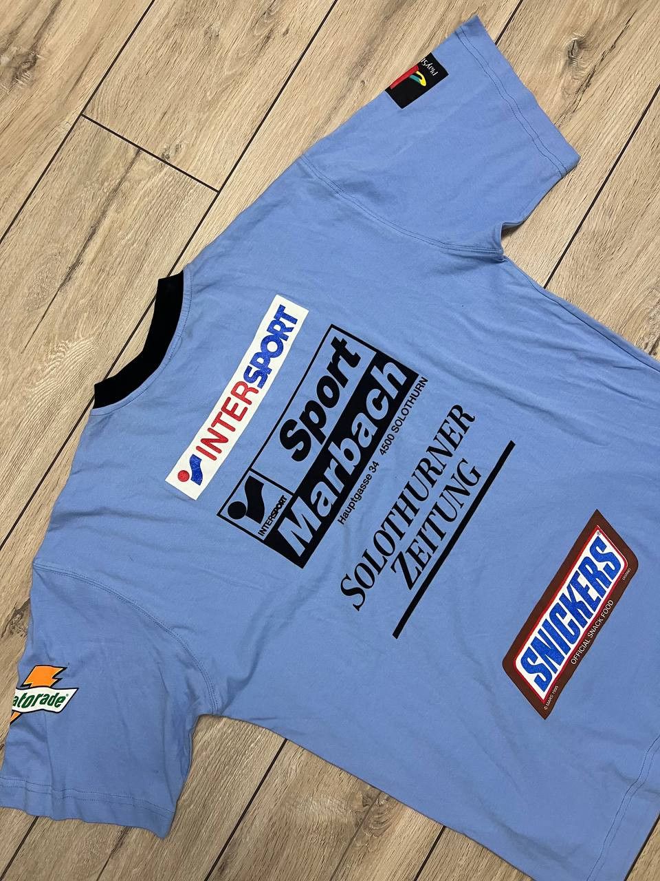 Puma Puma Vintage Street Soccer T-shirt Blue sz L Credit Suisse Size US L / EU 52-54 / 3 - 7 Thumbnail