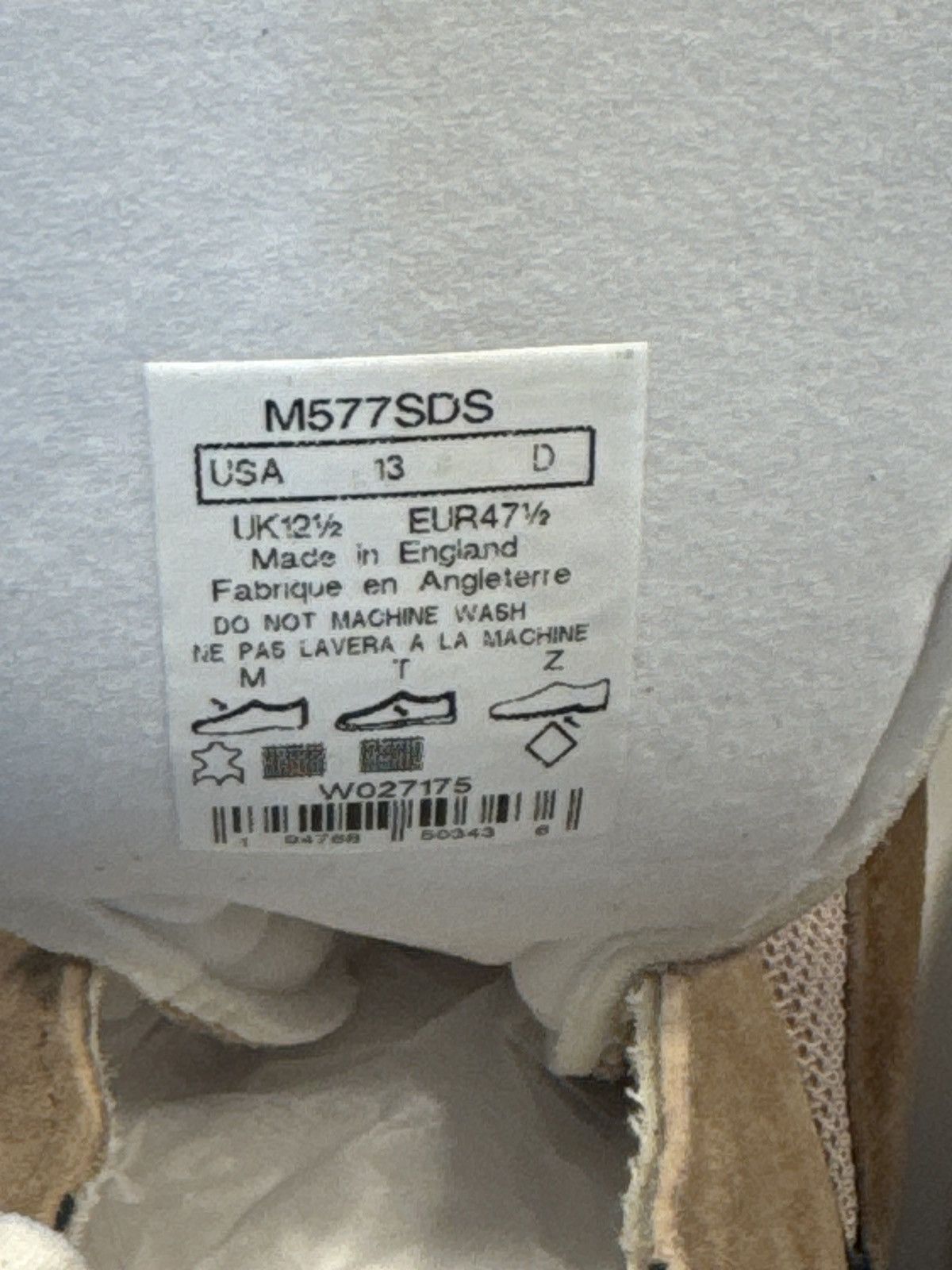 New Balance New Balance Made in England 577 Sand Navy Sz 13 Size US 13 / EU 46 - 7 Thumbnail