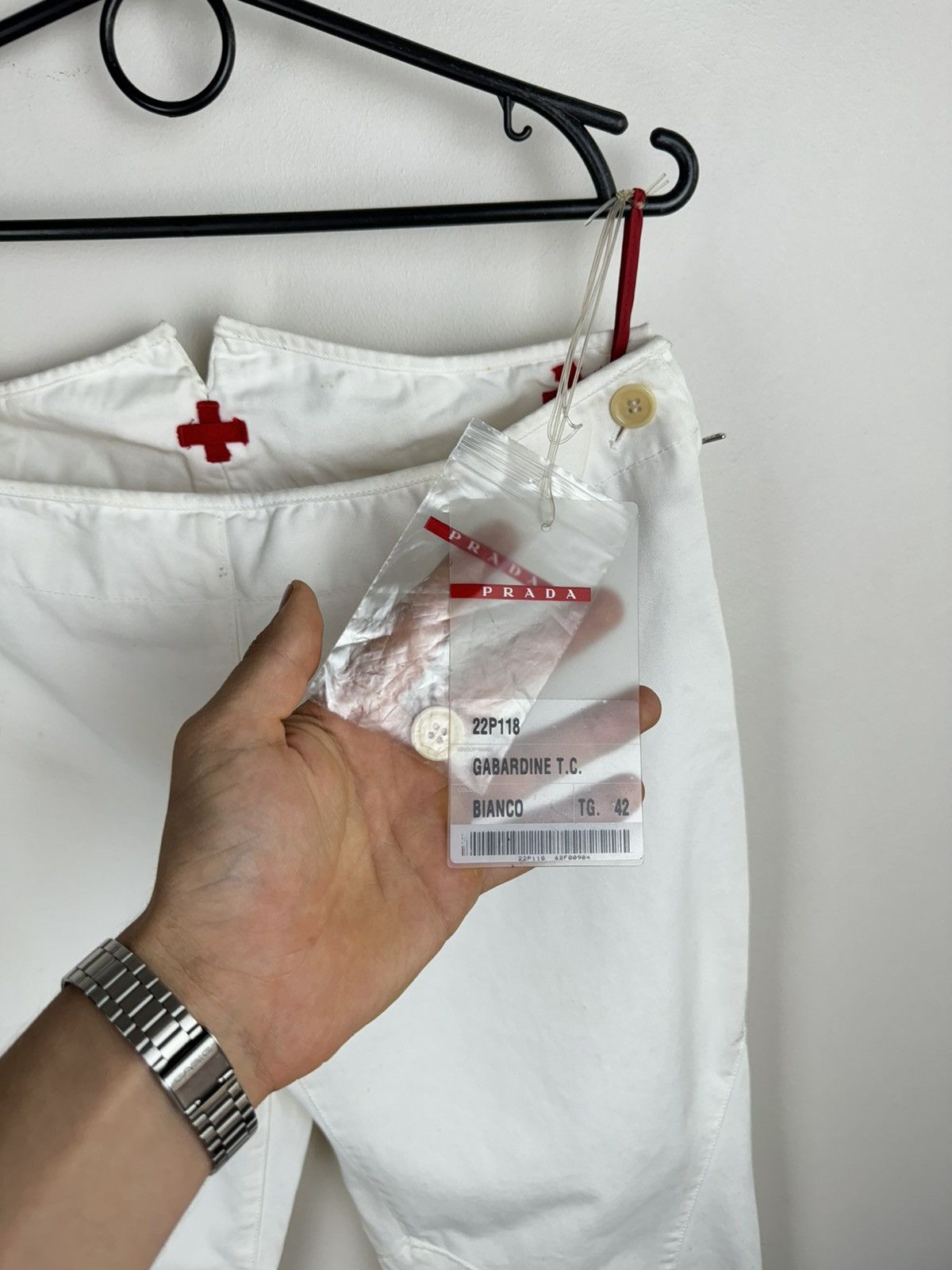 Prada Rare vintage pants Prada Red Tab 00s original item Size 28" / US 6 / IT 42 - 4 Thumbnail