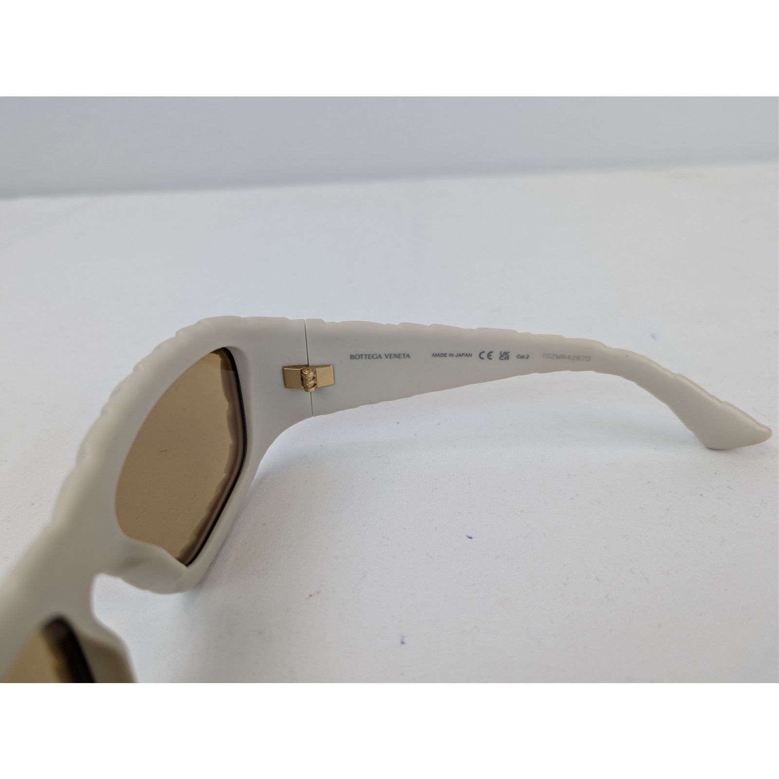 Bottega Veneta o1rshd1 Size: OS / Intrecciato Rectangular Sunglasses Size ONE SIZE - 6 Thumbnail