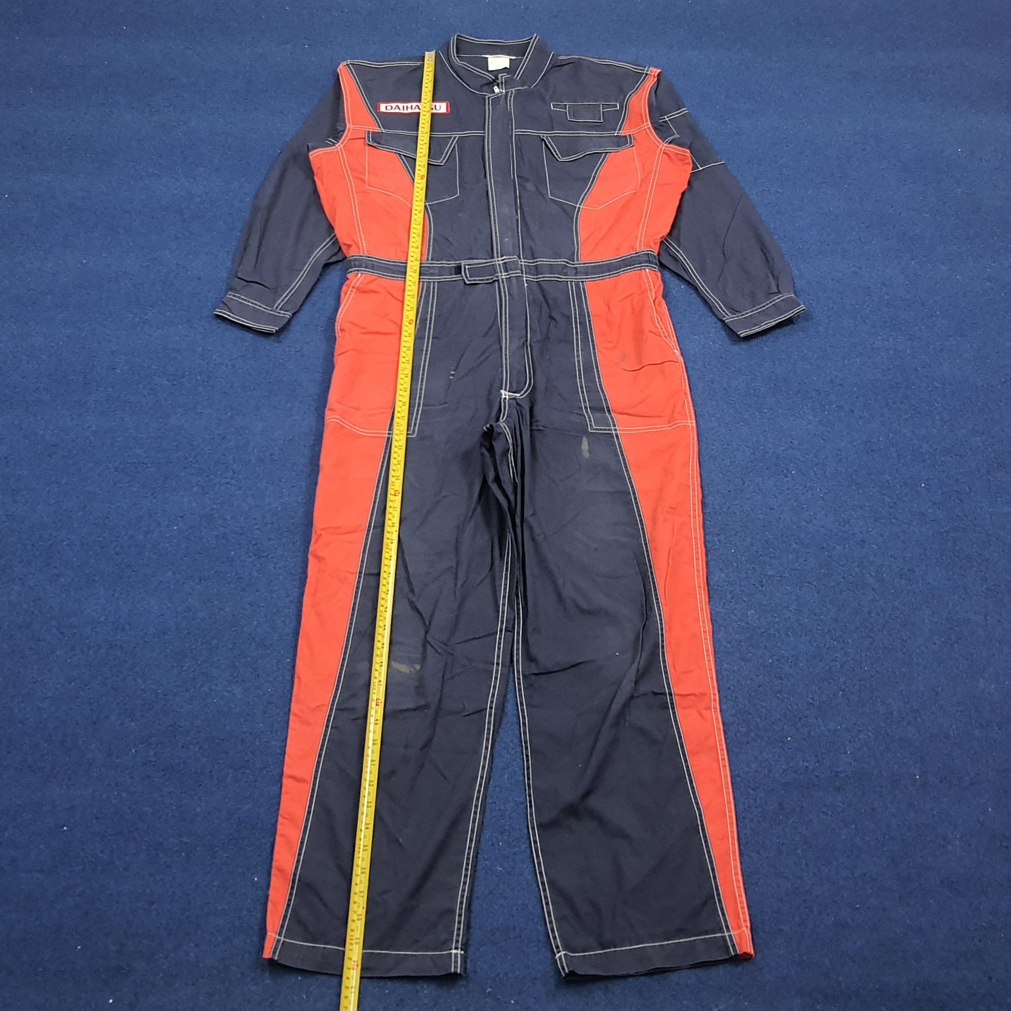 Japanese Brand × Vintage Vintage Daihatsu Japan Motorsports Racing Mechanics Coverall Size US XL / EU 56 / 4 - 4 Thumbnail