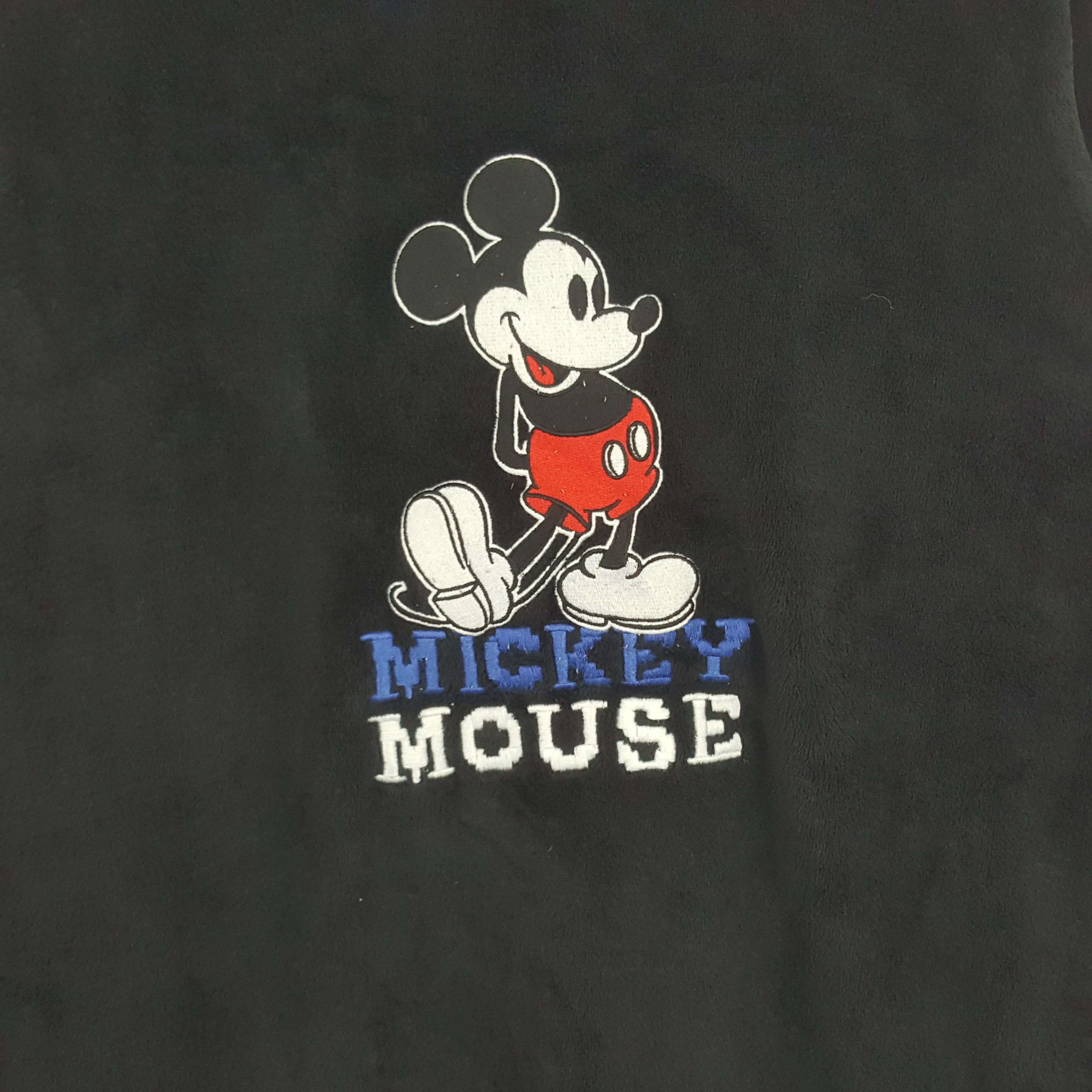 GU × Mickey Mouse × Vintage Vintage Mickey Mouse American Cartoon Fleece Sweatshirt Size US M / EU 48-50 / 2 - 2 Thumbnail