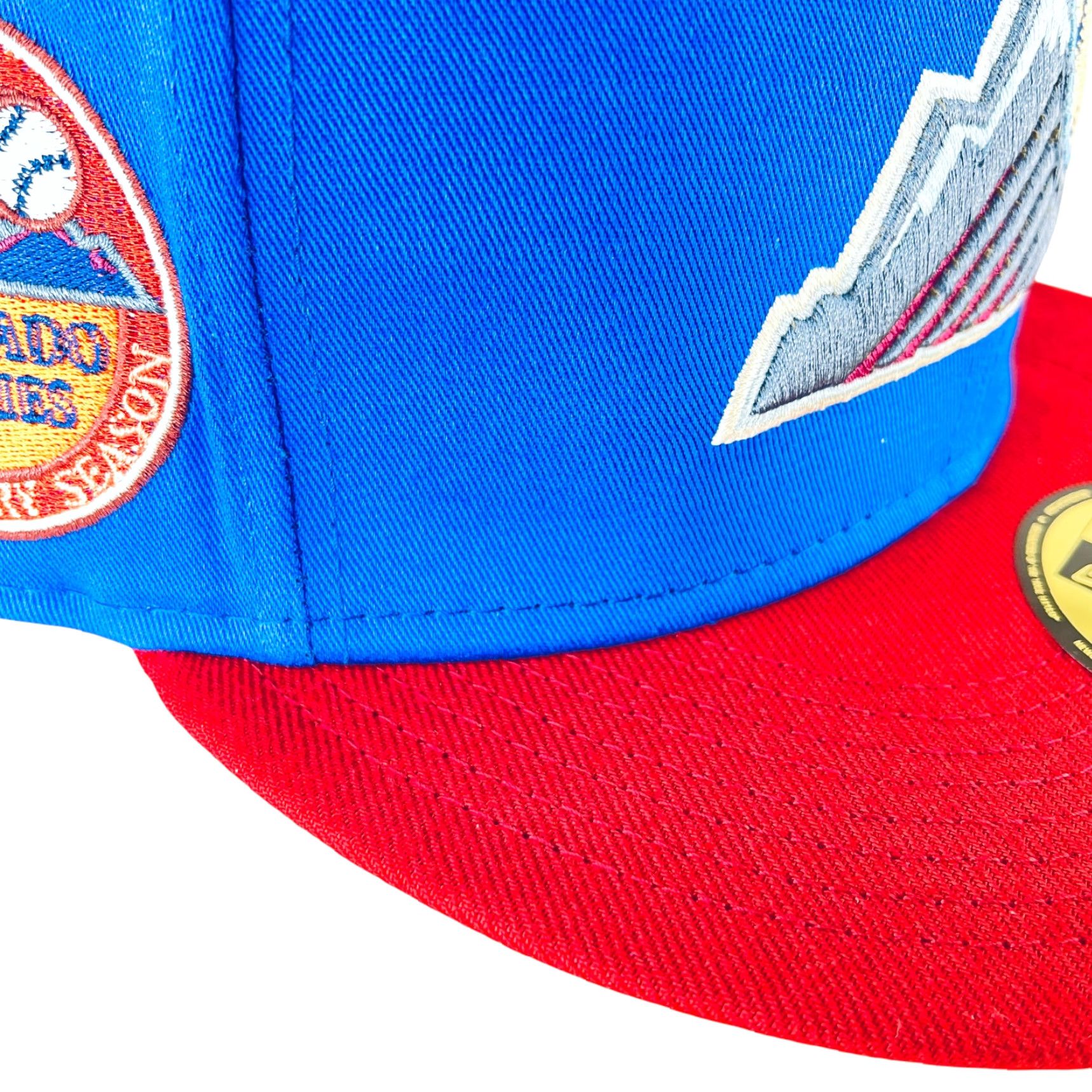 New Era New Era Rockies 59Fifty 10 Year Anniversary Patch Mens Size 7 1/2 Cap Blue Hat Baseball Cap Size ONE SIZE - 7 Thumbnail