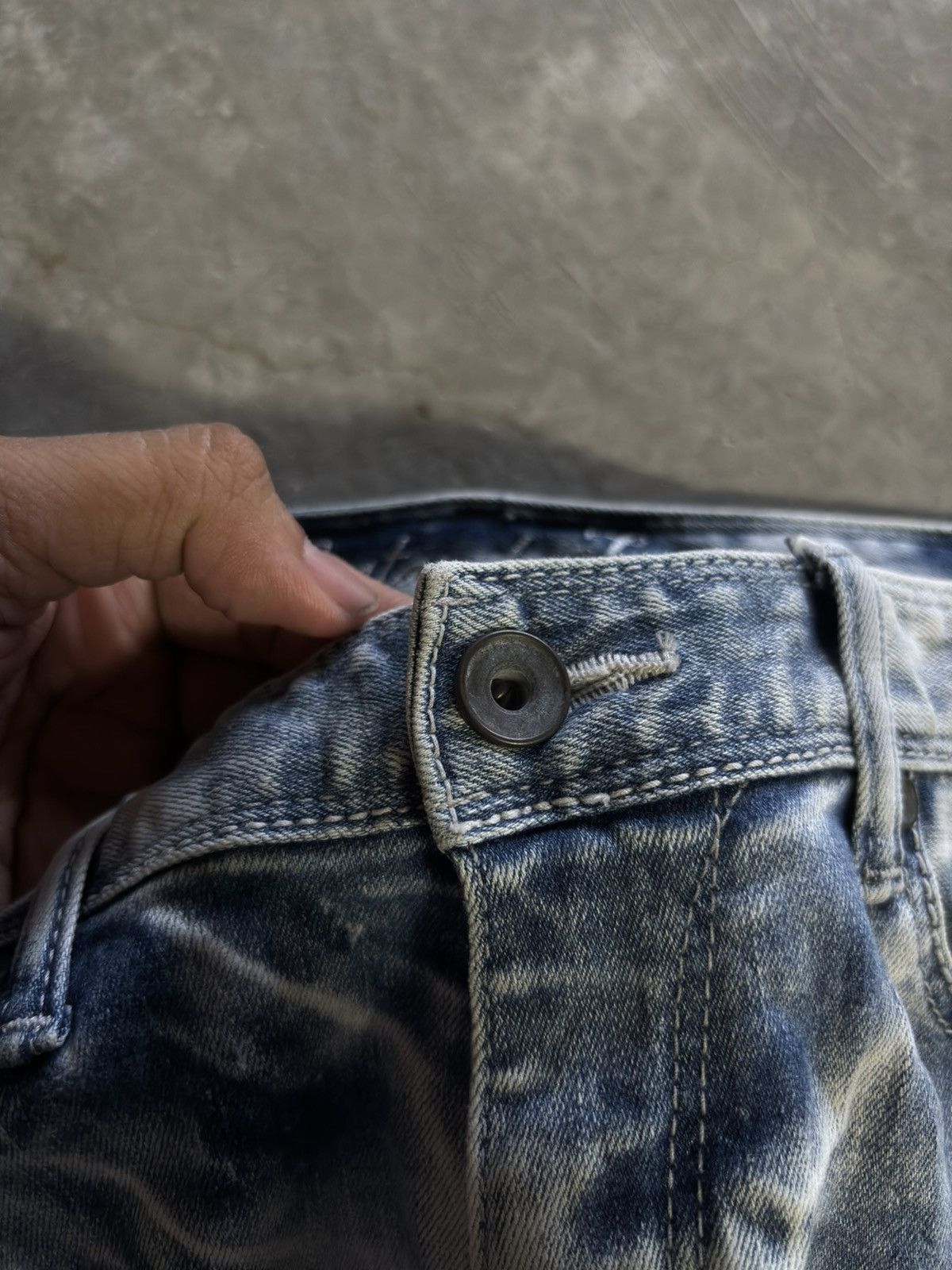 GOSTAR DE FUGA GOSTAR DE FUGA skinny slim distressed japanese jeans punk Size US 33 - 3 Thumbnail