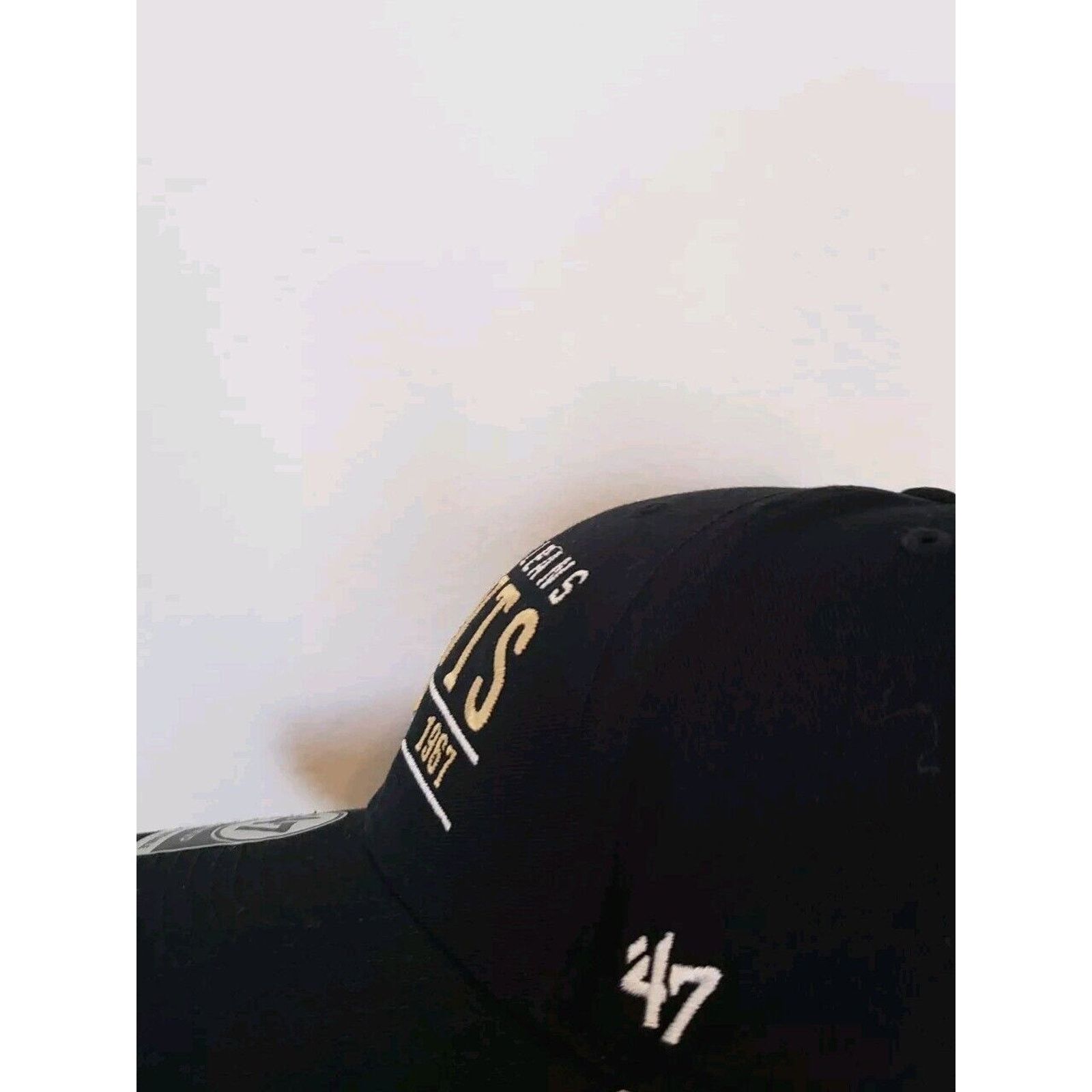 47 New Orleans Saints Hat Strapback Strap Black 47 MVP 47 Brand Size ONE SIZE - 4 Thumbnail