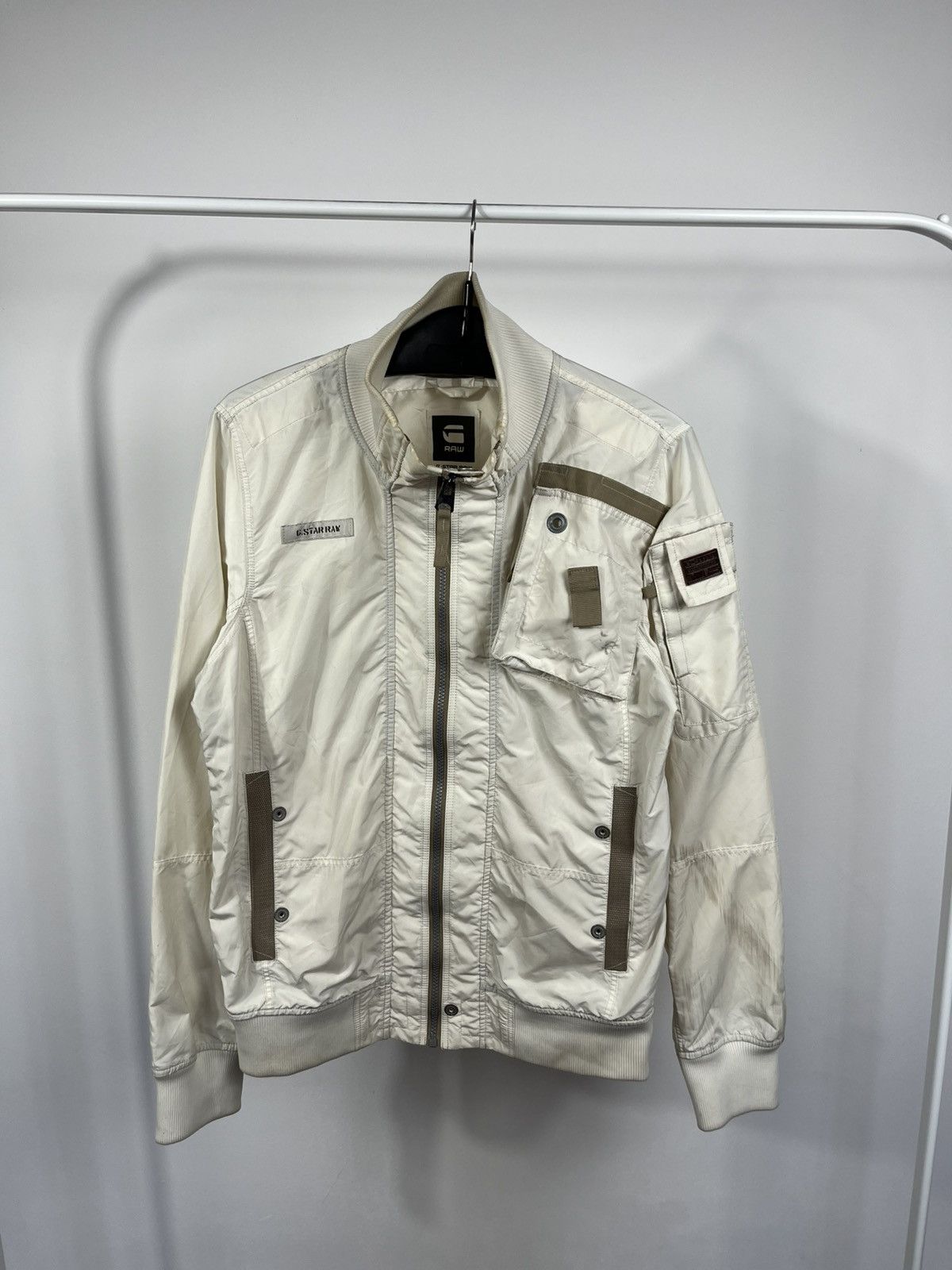 G-Star G Star RAW Lockhart Bomber Jacket Cargo Military Style M Size US M / EU 48-50 / 2 - 2 Thumbnail