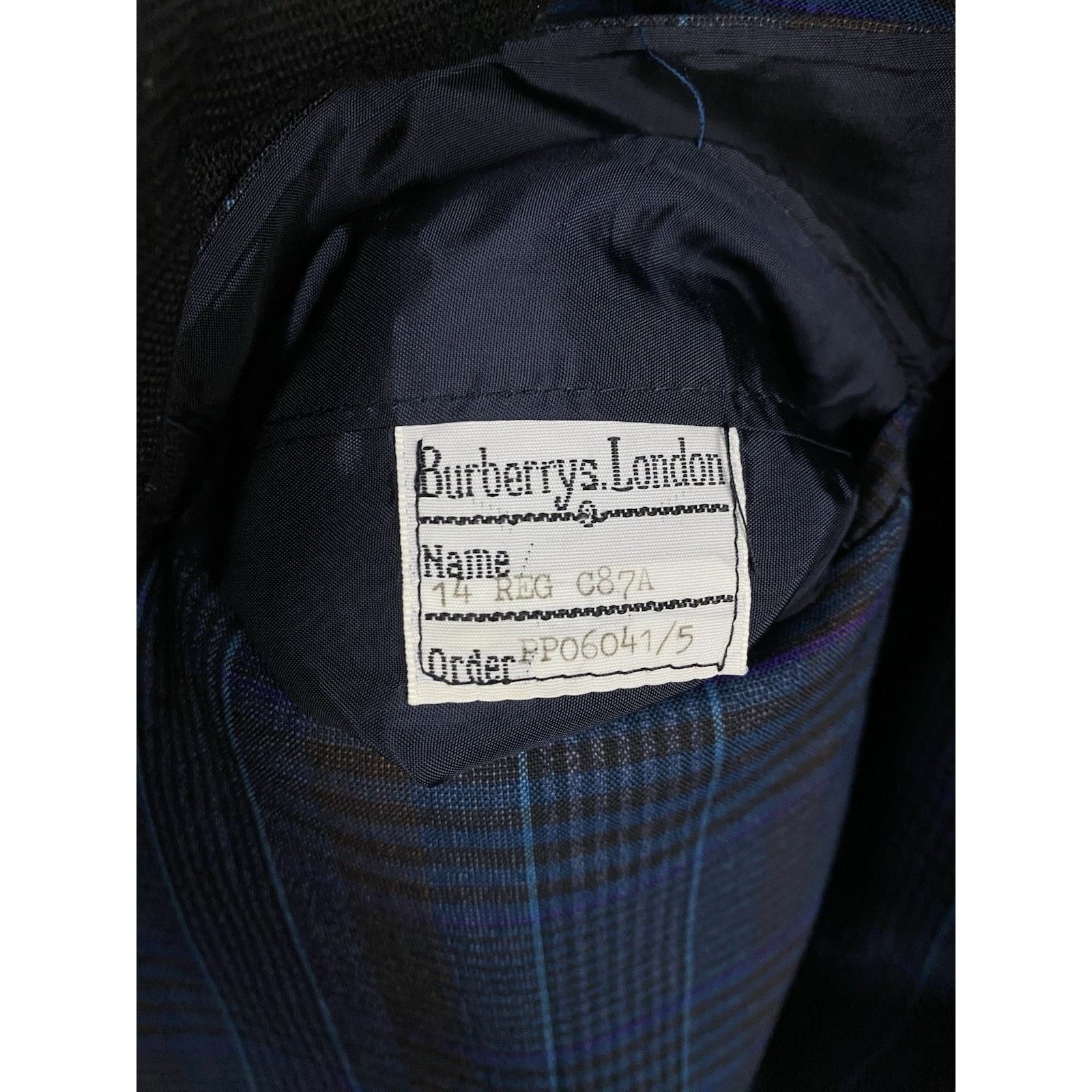 Burberry Burberry Vintage Blue Wool Checked Double Breasted Blazer Ja Size XL / US 12-14 / IT 48-50 - 9 Thumbnail