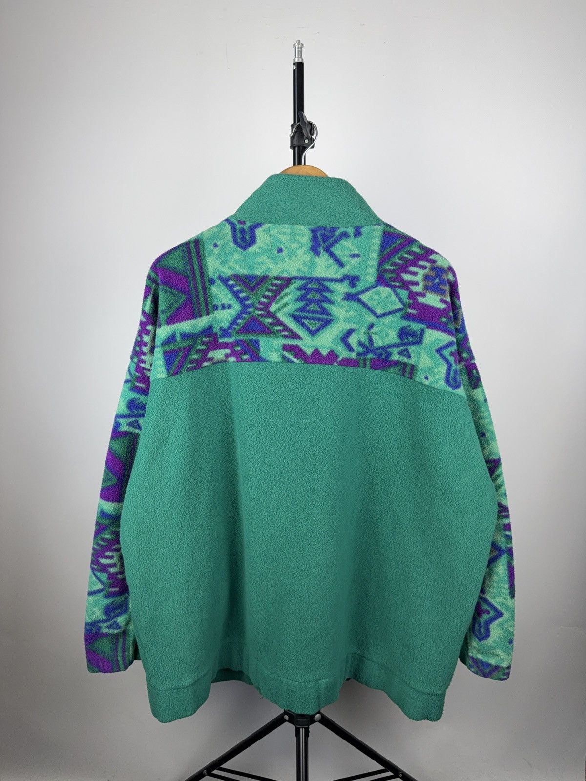Vintage Vintage Zurich Fleece Jacket Tribal Aztec Pattern 90s Size US L / EU 52-54 / 3 - 7 Thumbnail