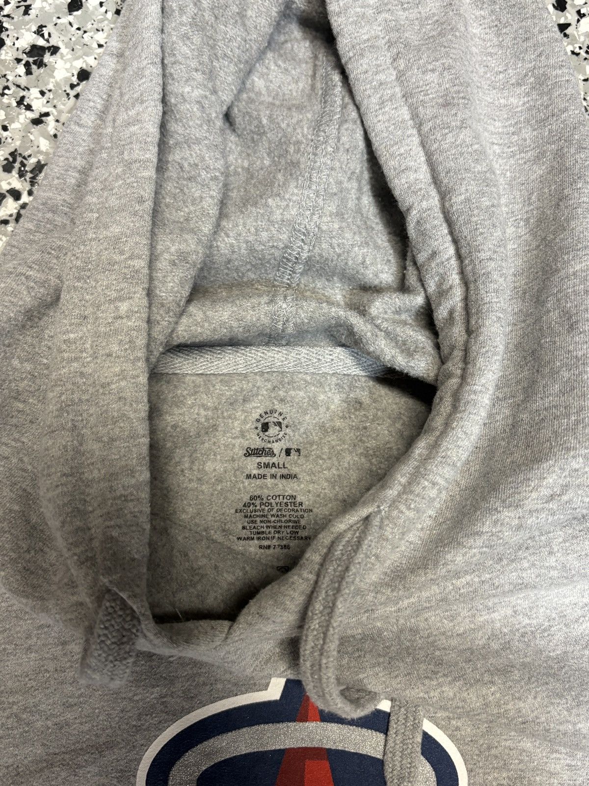 MLB Vintage 2010s Stiches Anaheim Angels Grey Hoodie Size S 0592 Size US S / EU 44-46 / 1 - 3 Thumbnail