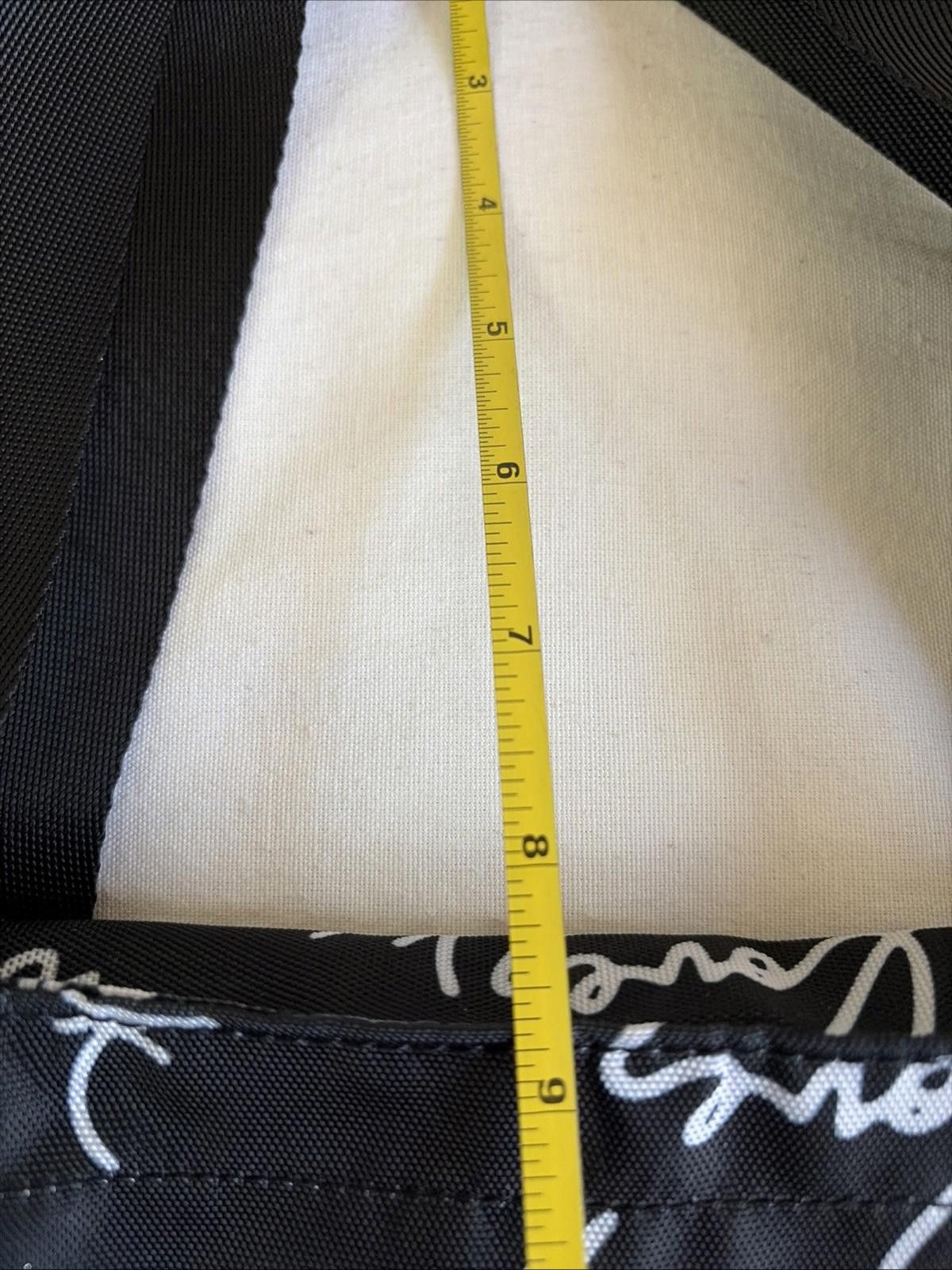 Other VS Pink Black Script Logo Tote Zip Top Weekender Beach Bag Size ONE SIZE - 7 Thumbnail