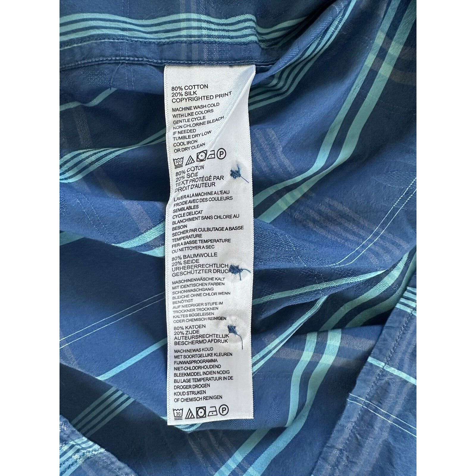 Tommy Bahama Tommy Bahamas Blue Teal Plaid Hawaiian Men’s Shirt Size XL Size US XL / EU 56 / 4 - 15 Thumbnail