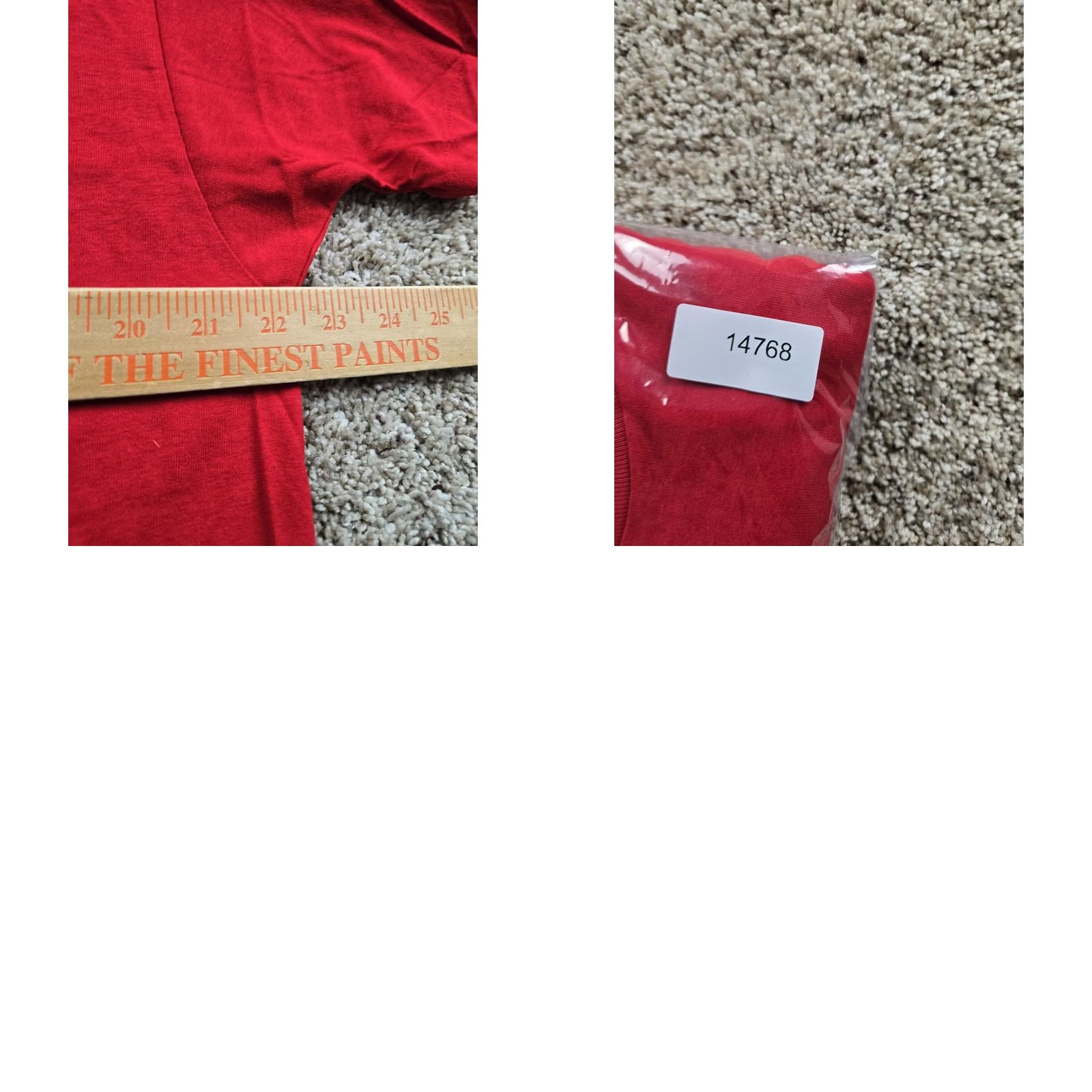 Fruit Of The Loom VINTAGE Fruit of the Loom Shirt Mens XL Red Pocket USA 90s Crew Neck Short Sleeve Size US XL / EU 56 / 4 - 8 Thumbnail