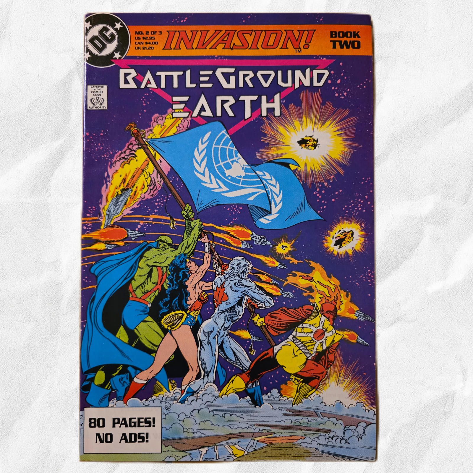 Other Invasion Book Two #2 VF 1989 DC Battleground Earth Comic (C) Size ONE SIZE - 1 Thumbnail