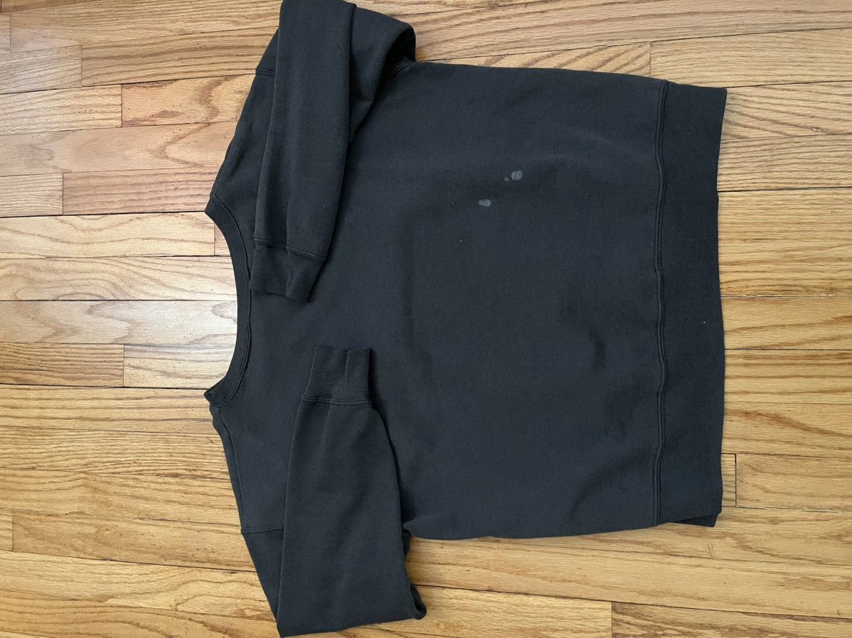 Vintage vintage faded black hanes crewneck Size US M / EU 48-50 / 2 - 4 Thumbnail