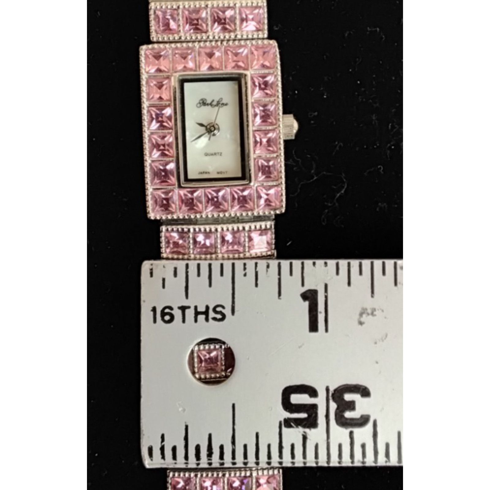 Other Park Lane Womens Flamingo Watch Silver/Pink Cube Zirconia Size ONE SIZE - 12 Thumbnail