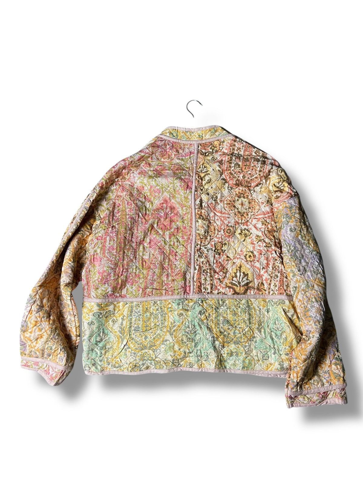Zara Zara Patchwork Paisley Quilted Jacket (159) Size US M / EU 48-50 / 2 - 5 Thumbnail