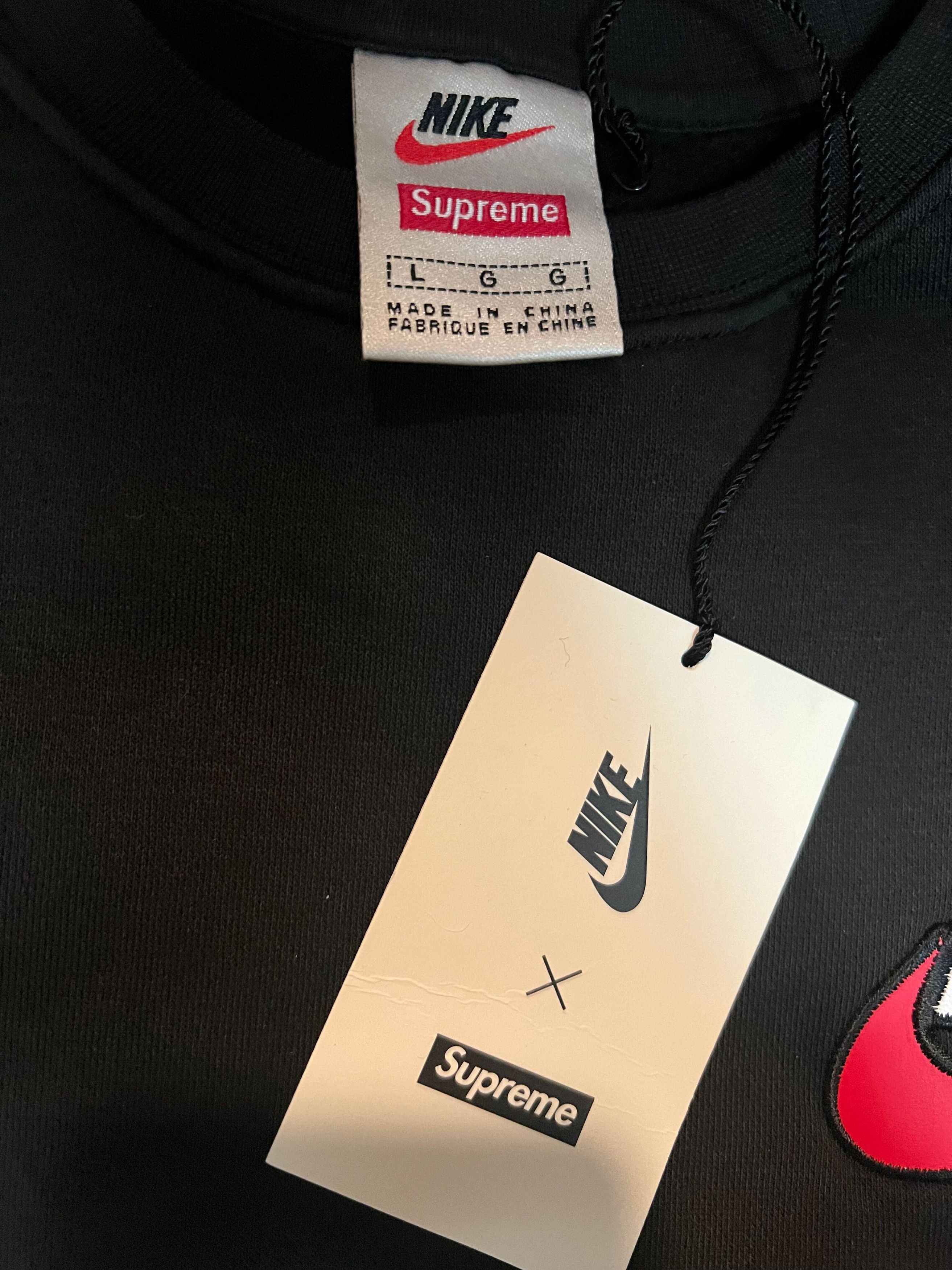 Nike × Supreme Supreme Nike Crewneck Size US L / EU 52-54 / 3 - 2 Thumbnail