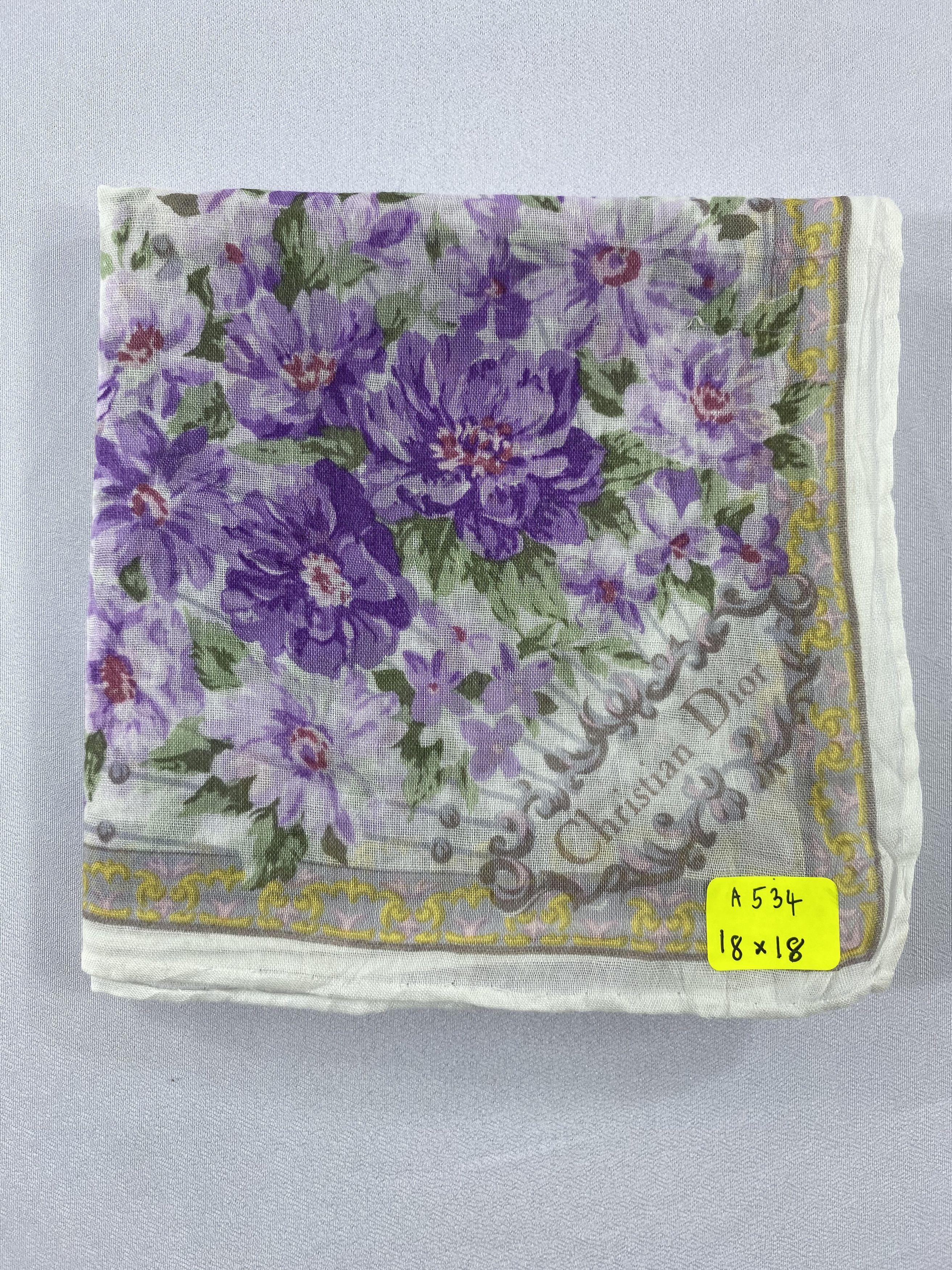 Vintage Christian Dior Handkerchief / Bandana / Neckerchief Size ONE SIZE - 6 Thumbnail