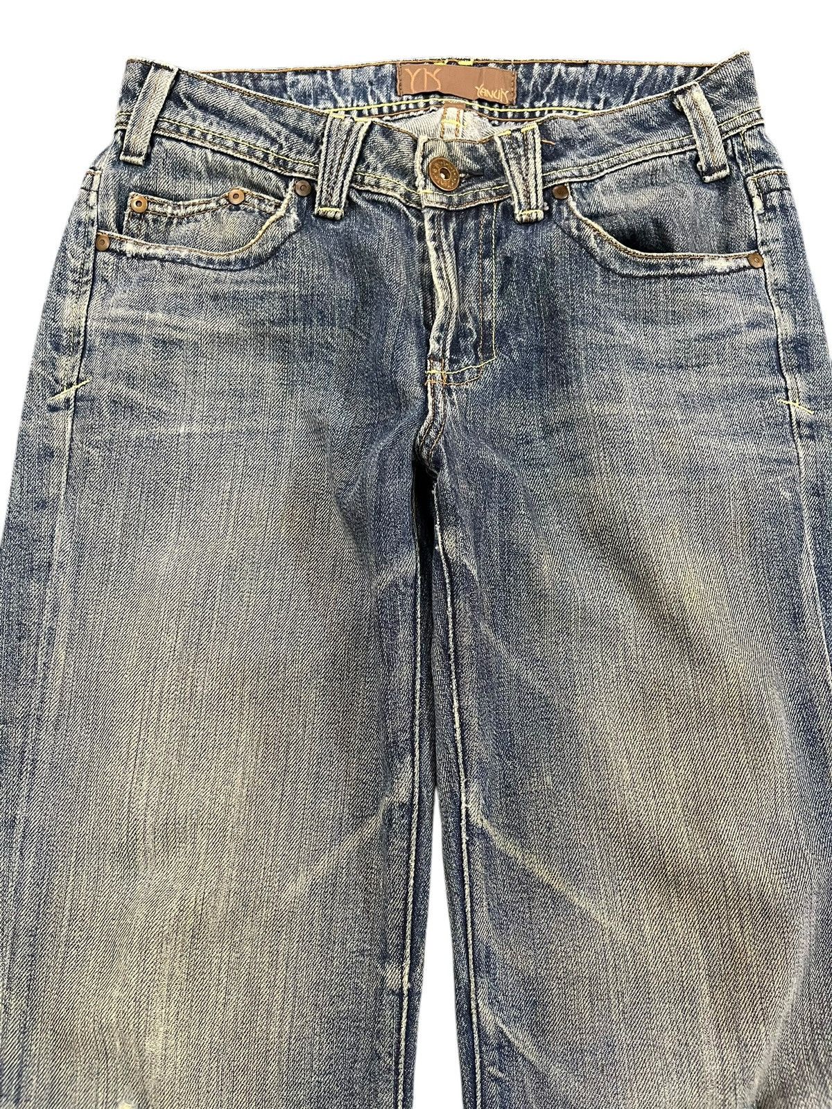 Kapital Vintage Yanuk Flare Ripped Distressed Denim Size US 29 - 2 Thumbnail