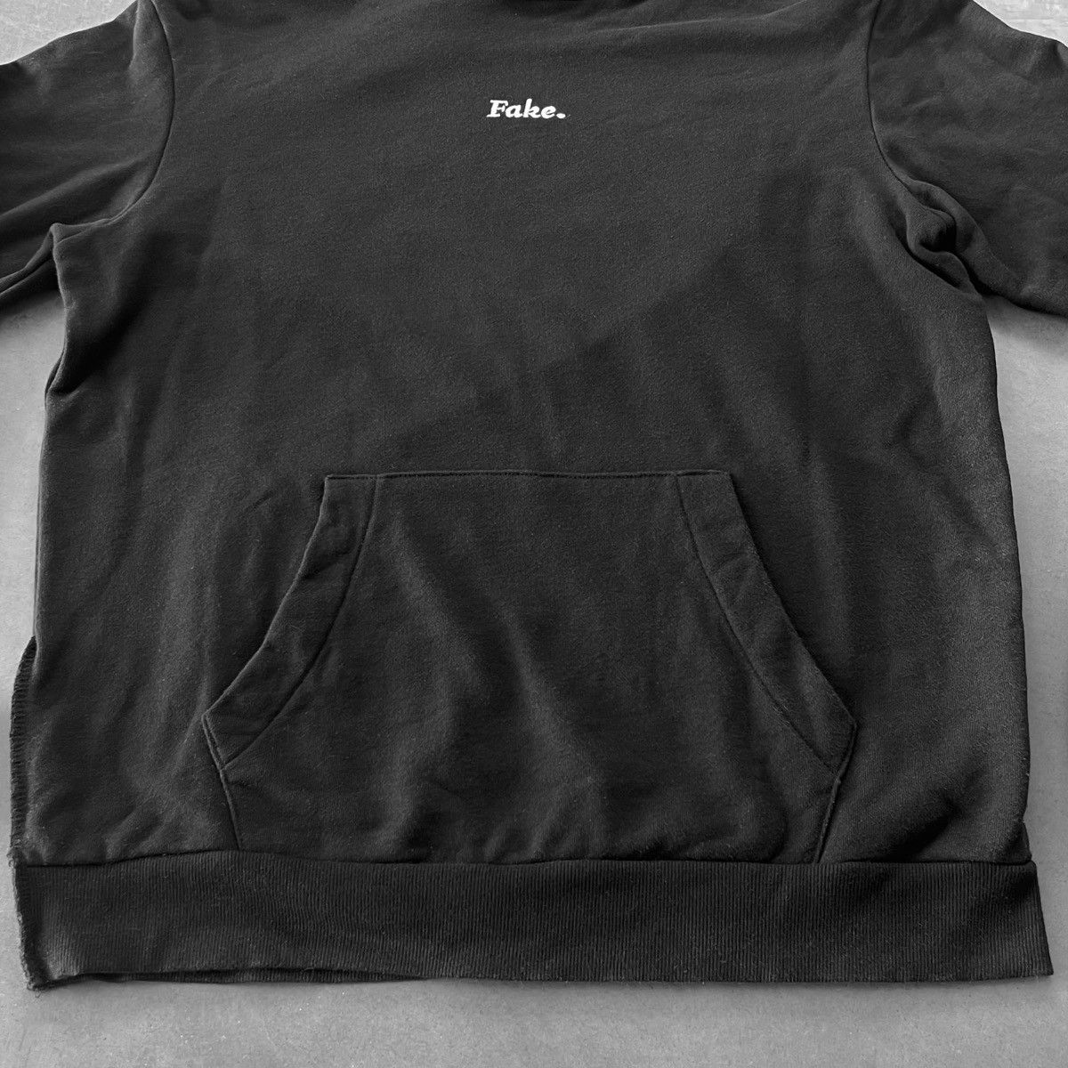 Ksubi ➕ORIGINAL “ FAKE “ HOODIE W/ EMBROIDERY DETAIL & SIDE STITCH Size US M / EU 48-50 / 2 - 9 Thumbnail