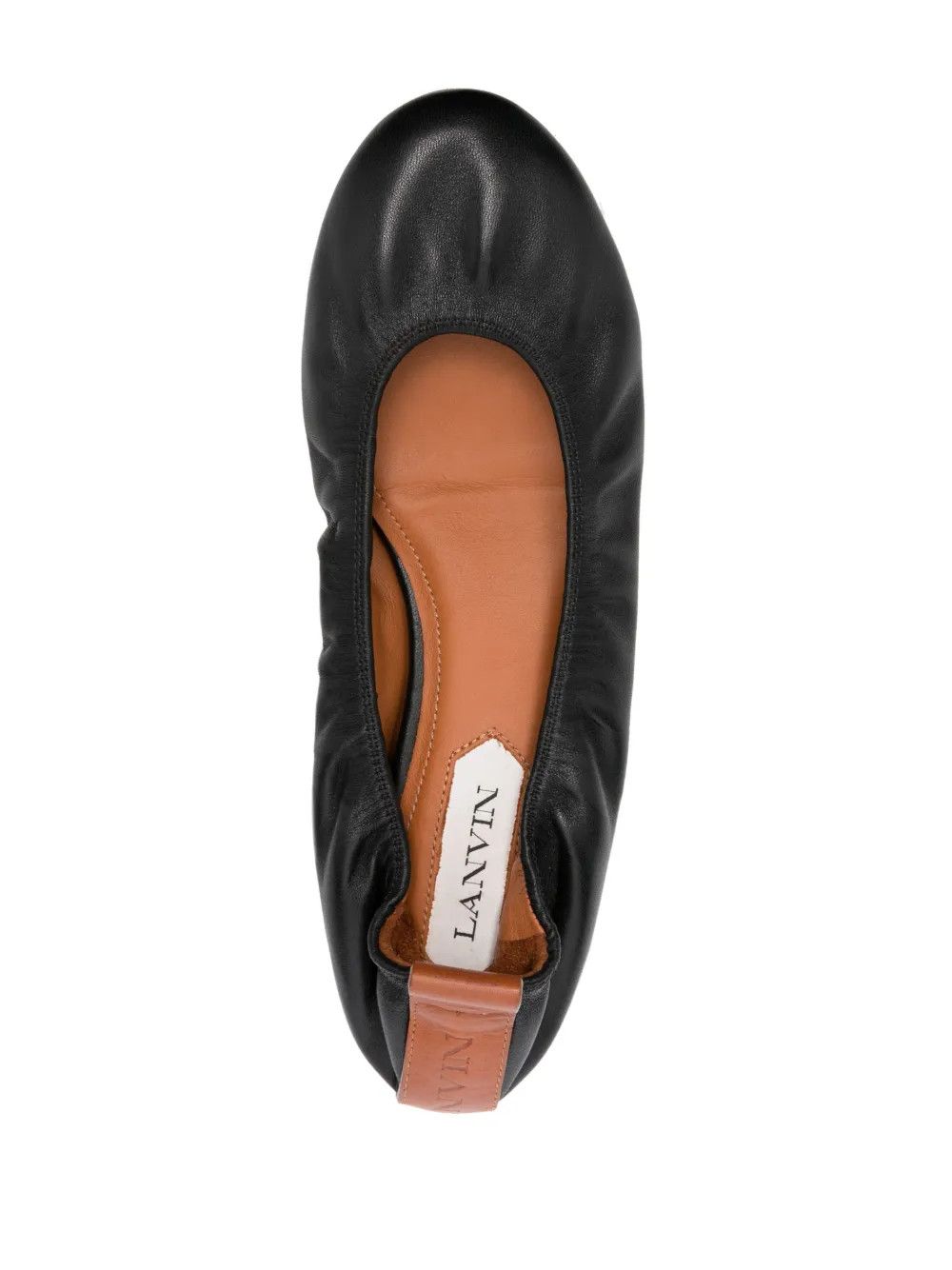 Lanvin o1y0326 Ballet Flats in Black Size US 5 / IT 35 - 4 Thumbnail
