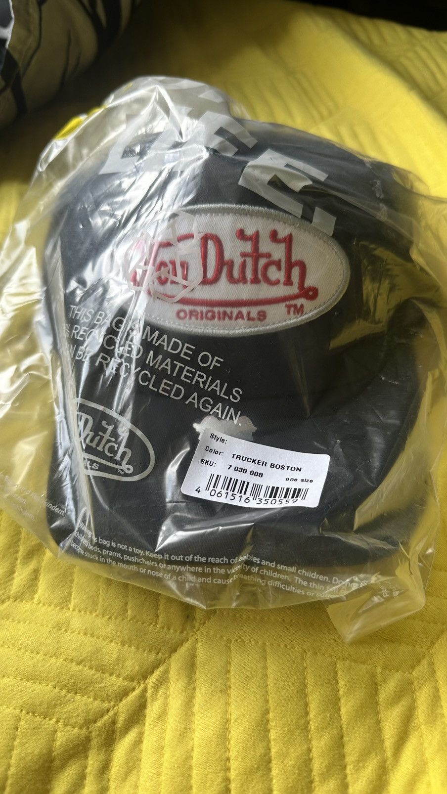 Von Dutch Von Dutch Boston Cap Hat Full Cap Y2K Size ONE SIZE - 2 Thumbnail