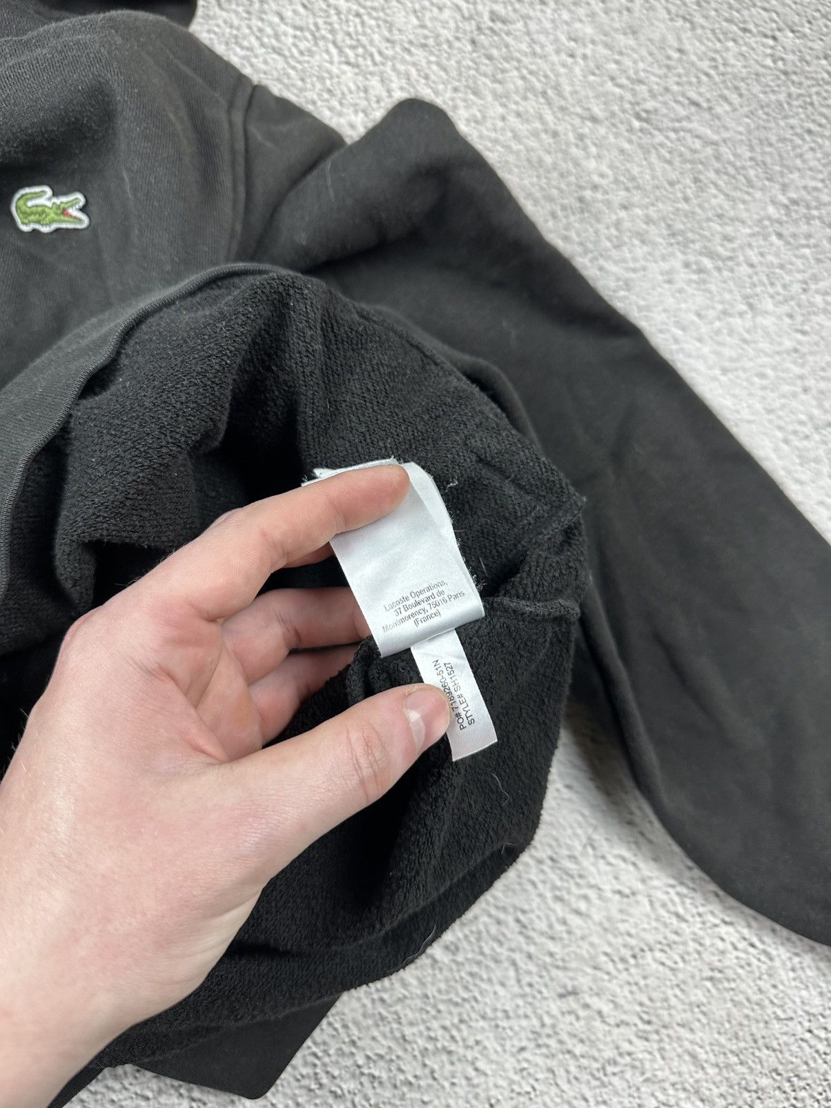 Lacoste Vintage Lacoste Hoodie Faded Y2K Boxed Logo SK8 Size US L / EU 52-54 / 3 - 12 Thumbnail