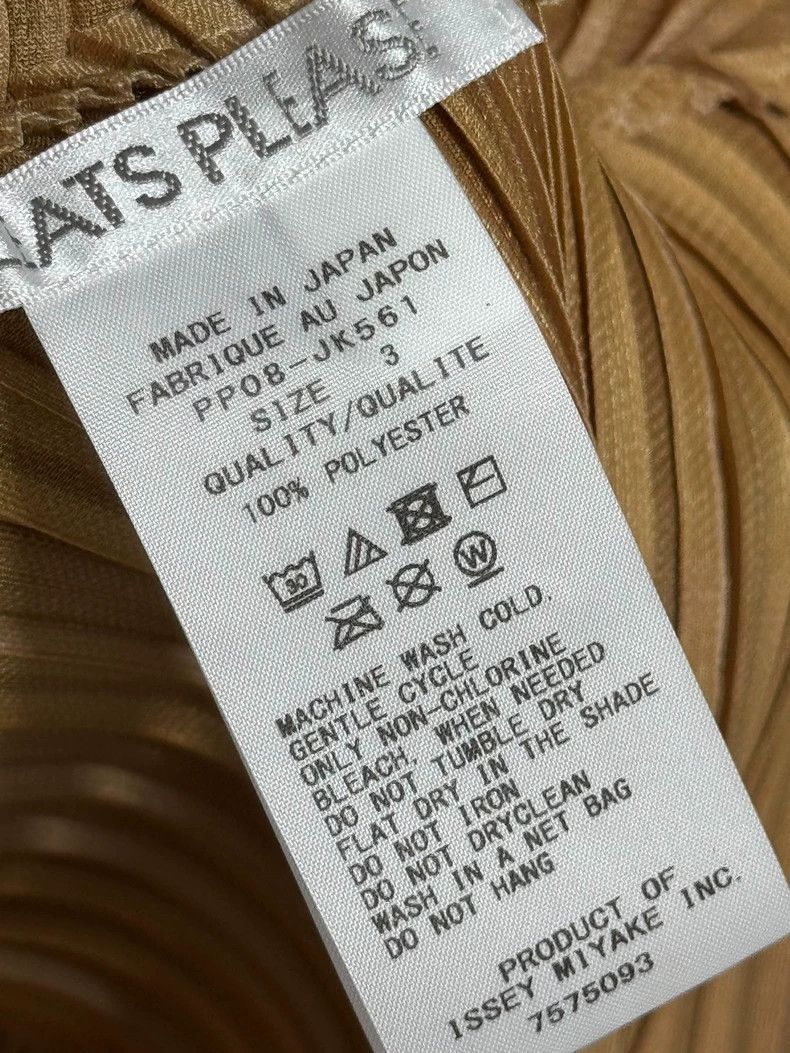 Issey Miyake Issey Miyake size:3 Metal twill top Size XS / US 0-2 / IT 36-38 - 3 Thumbnail