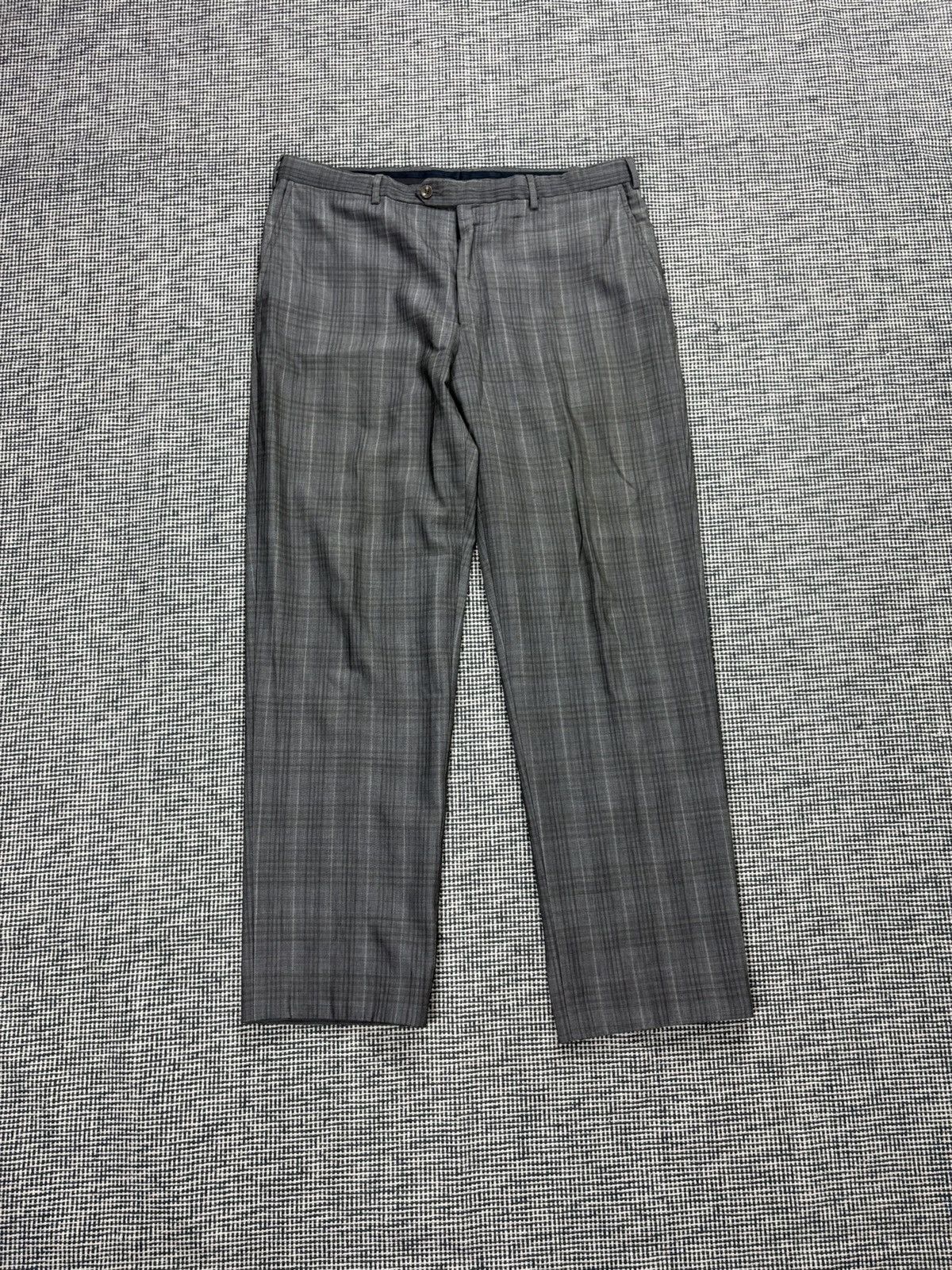Pal Zileri Pal Zileri lab wool checkered suit set blazer jacket pants Size 44R - 4 Thumbnail