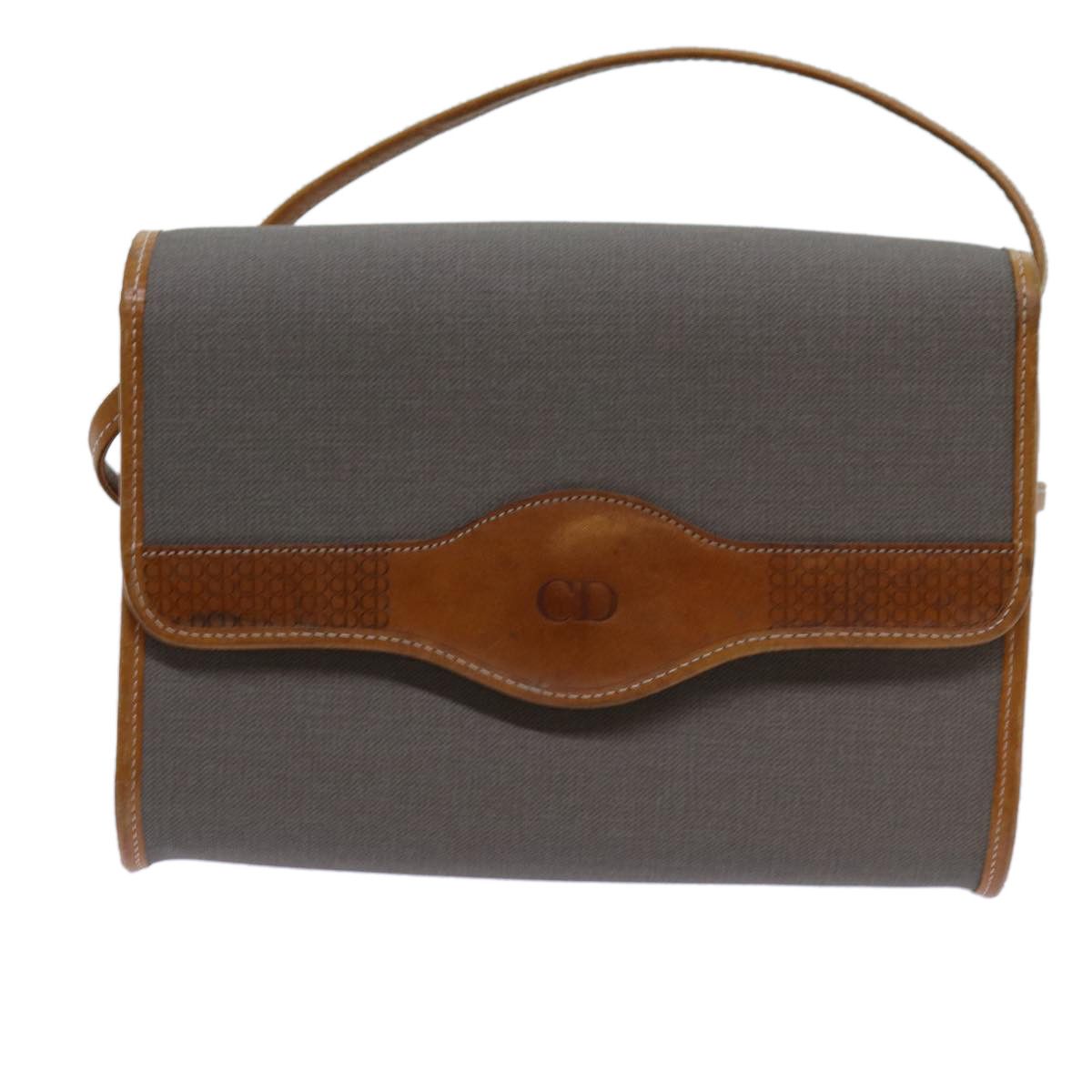 Dior Grey Leather Shoulder Bag (Pre-Owned) Size ONE SIZE - 1 Thumbnail