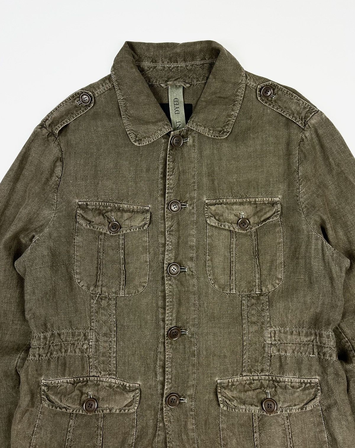 Alpha Industries × Diesel Military Milestone Linen Shirt Overshirt Jacket Size US L / EU 52-54 / 3 - 6 Thumbnail