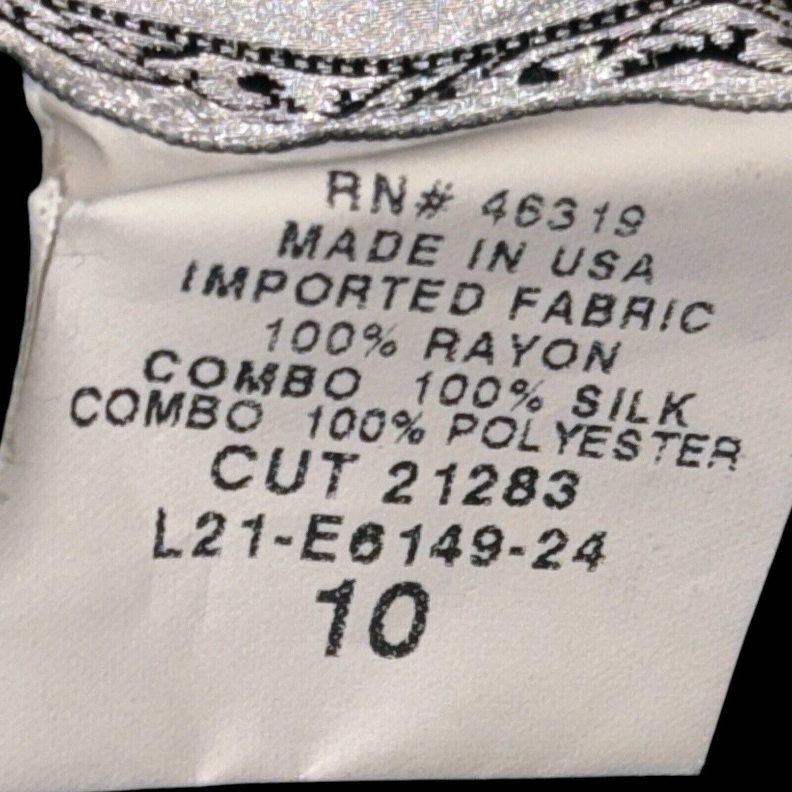 Designer NEW Vintage Lucia Lukken Sz 10 / Beaded Fringe Trim Pants Size 32" / US 10 / IT 46 - 9 Thumbnail