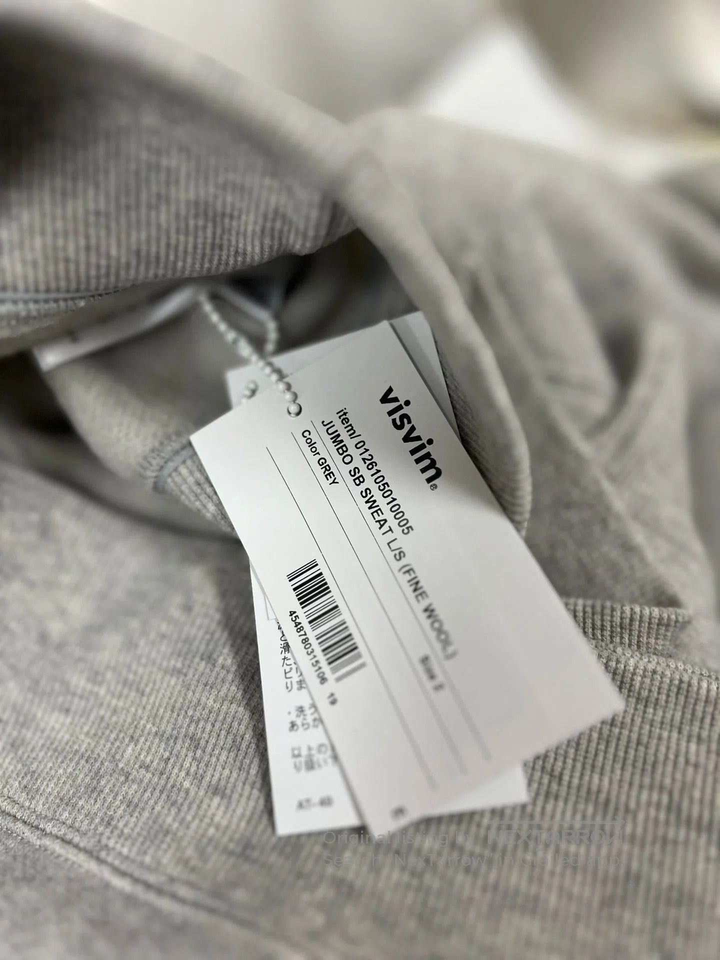 Visvim 26SS VISVIM JUMBO SB SWEAT FINE WOOL. Size US M / EU 48-50 / 2 - 5 Thumbnail