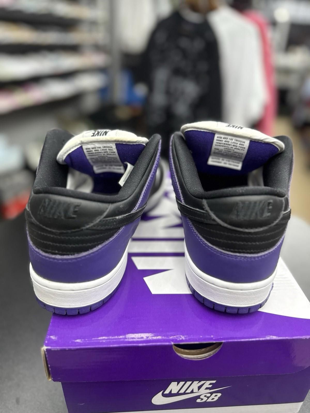 Nike Size 14 - Nike SB Dunk Low Court Purple 2023 Size US 14 / EU 47 - 7 Thumbnail