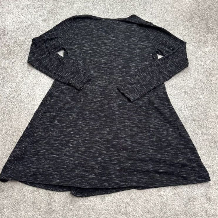 Abercrombie & Fitch Abercrombie & Fitch Dress Womens Small Dark Gray V-Neck LS Mini Super Soft Swing Size S / US 4 / IT 40 - 2 Thumbnail
