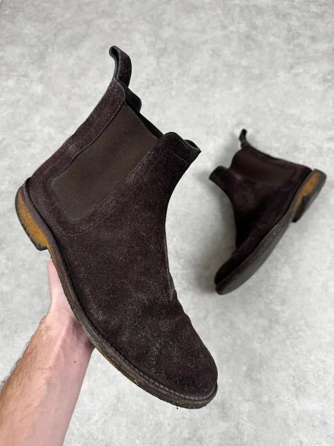 Bottega Veneta Bottega Veneta Brown Suede Leather Boots Size US 8 / EU 41 - 1 Thumbnail