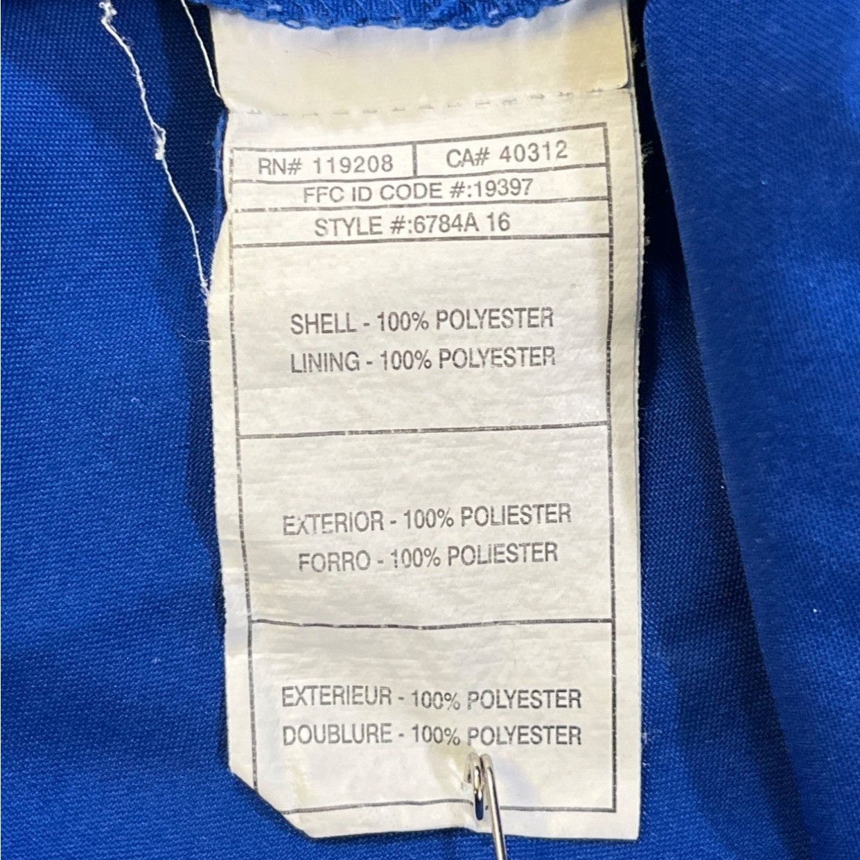 Adidas Adidas Men's Blue Cycling Shirt/Windbreaker Sz M SKU 5095 Size US M / EU 48-50 / 2 - 6 Thumbnail