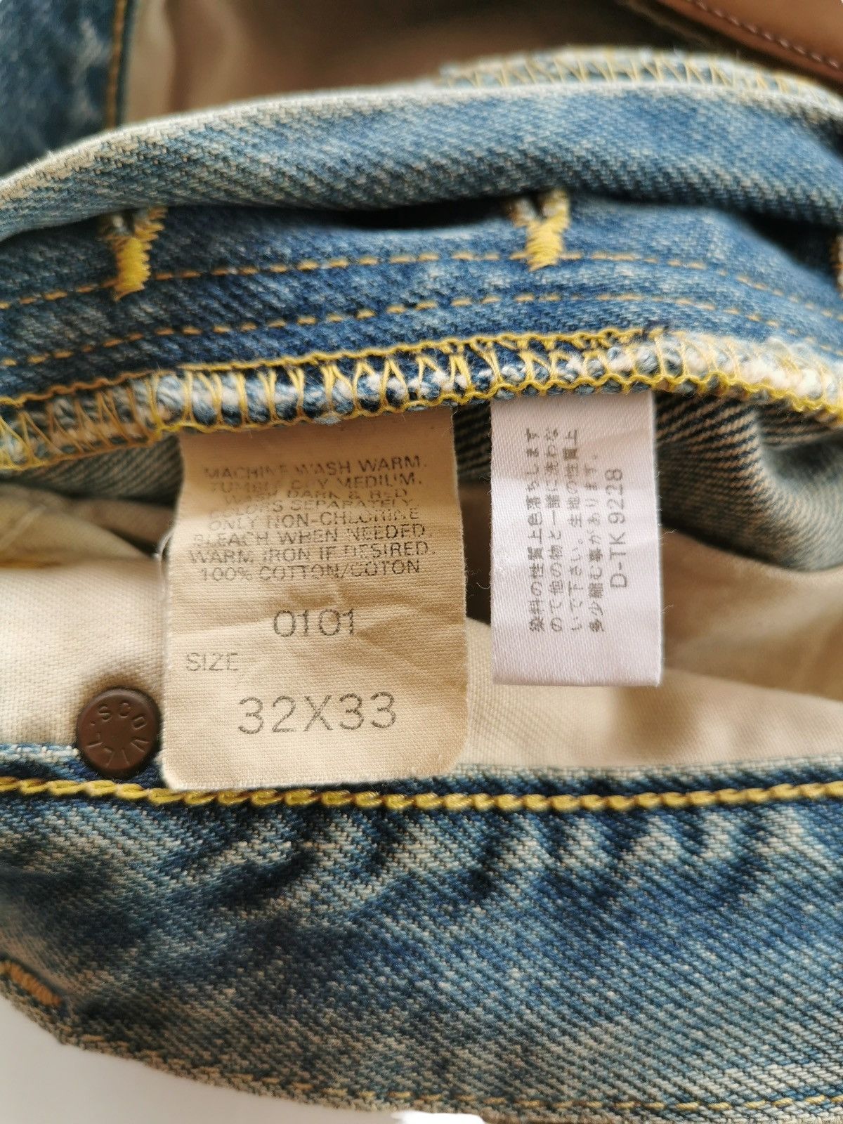 Edwin Vintage Lee x Edwin Mud Wash Jeans Size 32x33 Made in Japan Size US 31 - 10 Thumbnail