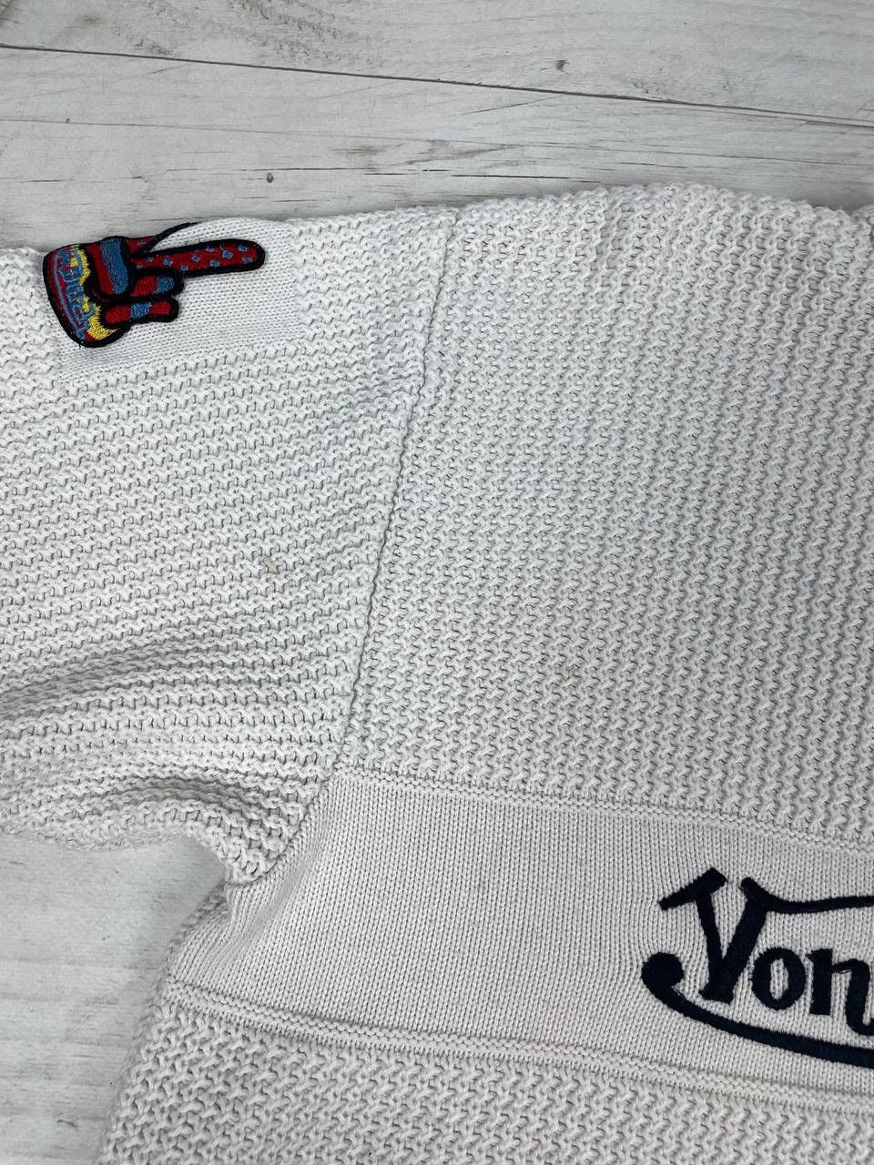 Von Dutch Vintage Von Dutch Big Logo Knit Sweater 90s Size US L / EU 52-54 / 3 - 14 Thumbnail