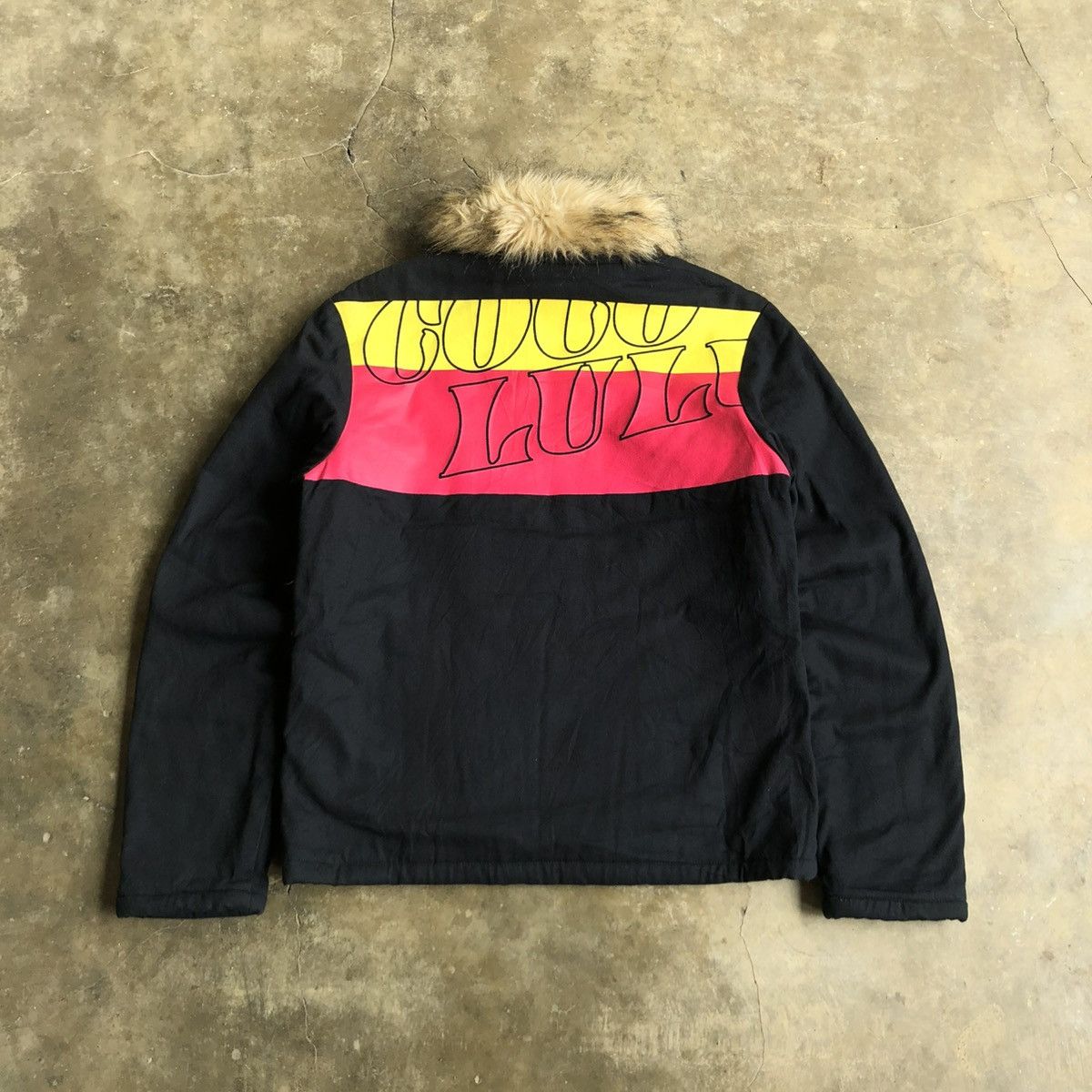 14th Addiction 2000s CocoLulu Canvas Fur Work Jacket Black Punk Style Size US M / EU 48-50 / 2 - 10 Thumbnail