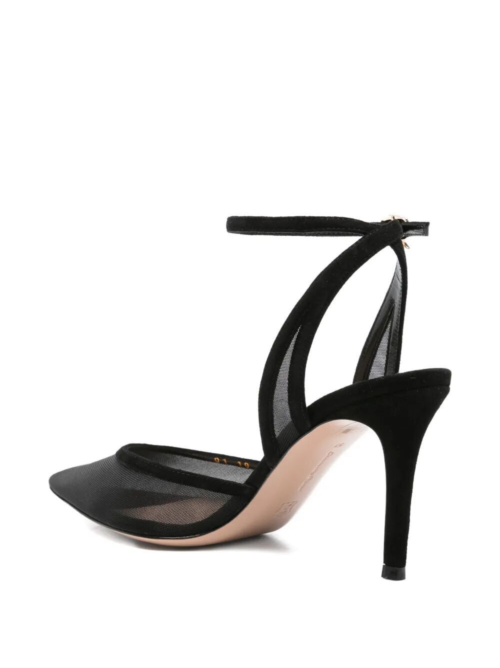 Gianvito Rossi ORGANZA SUEDE DECOLLETE T.085 Size US 9 / IT 39 - 1 Thumbnail